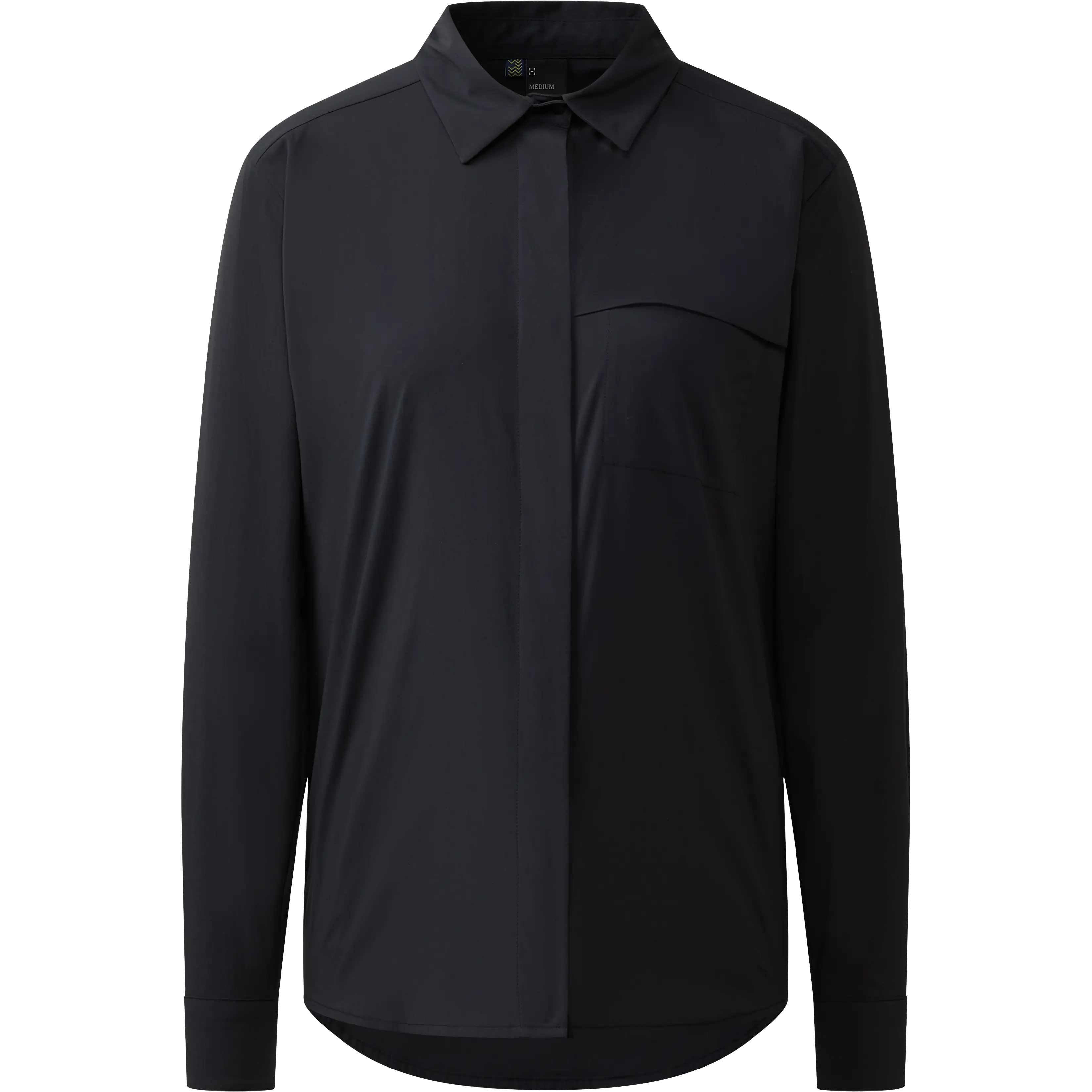 Haglöfs Salo Shirt II Women - True Black - S - Langærmet skjorter
