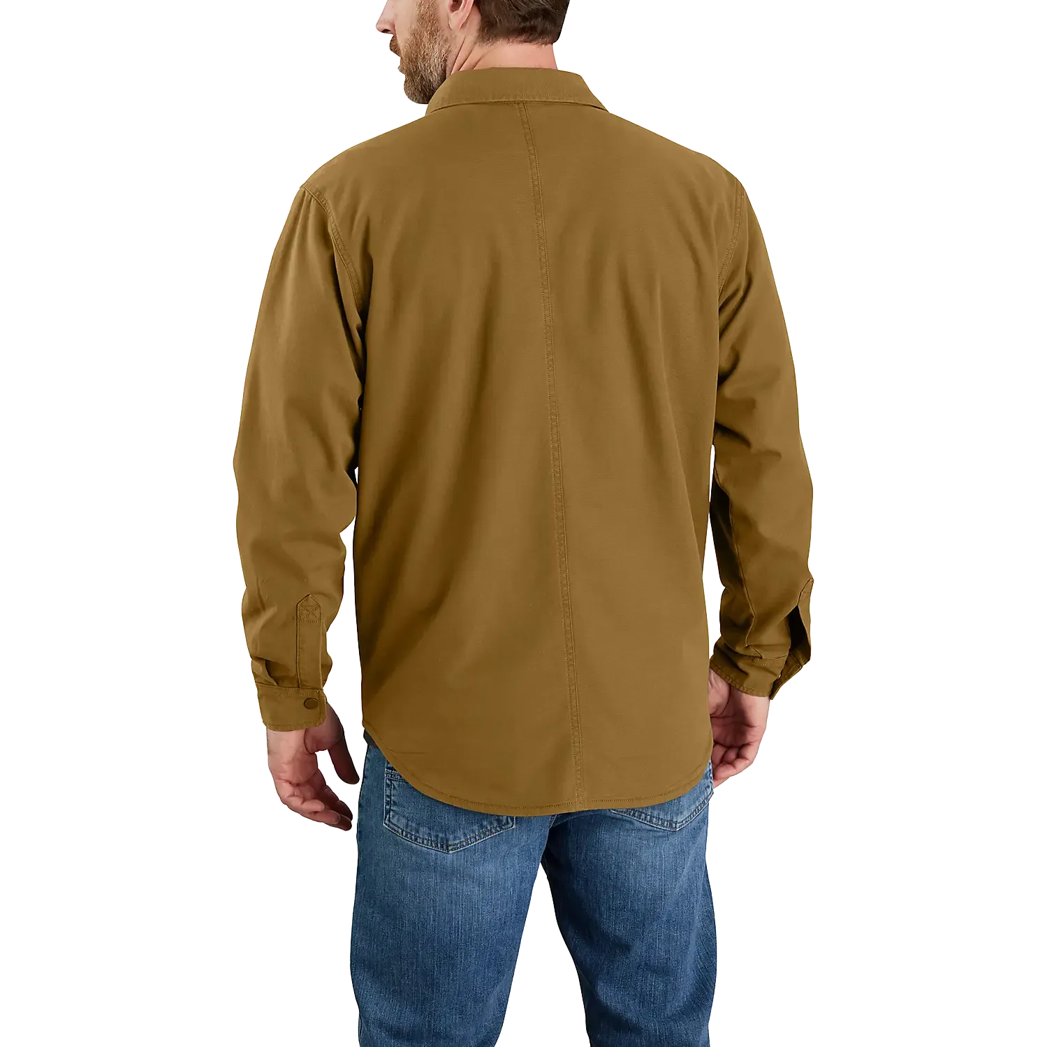 Canvas Fleece-Lined Shirt Jacket Herr