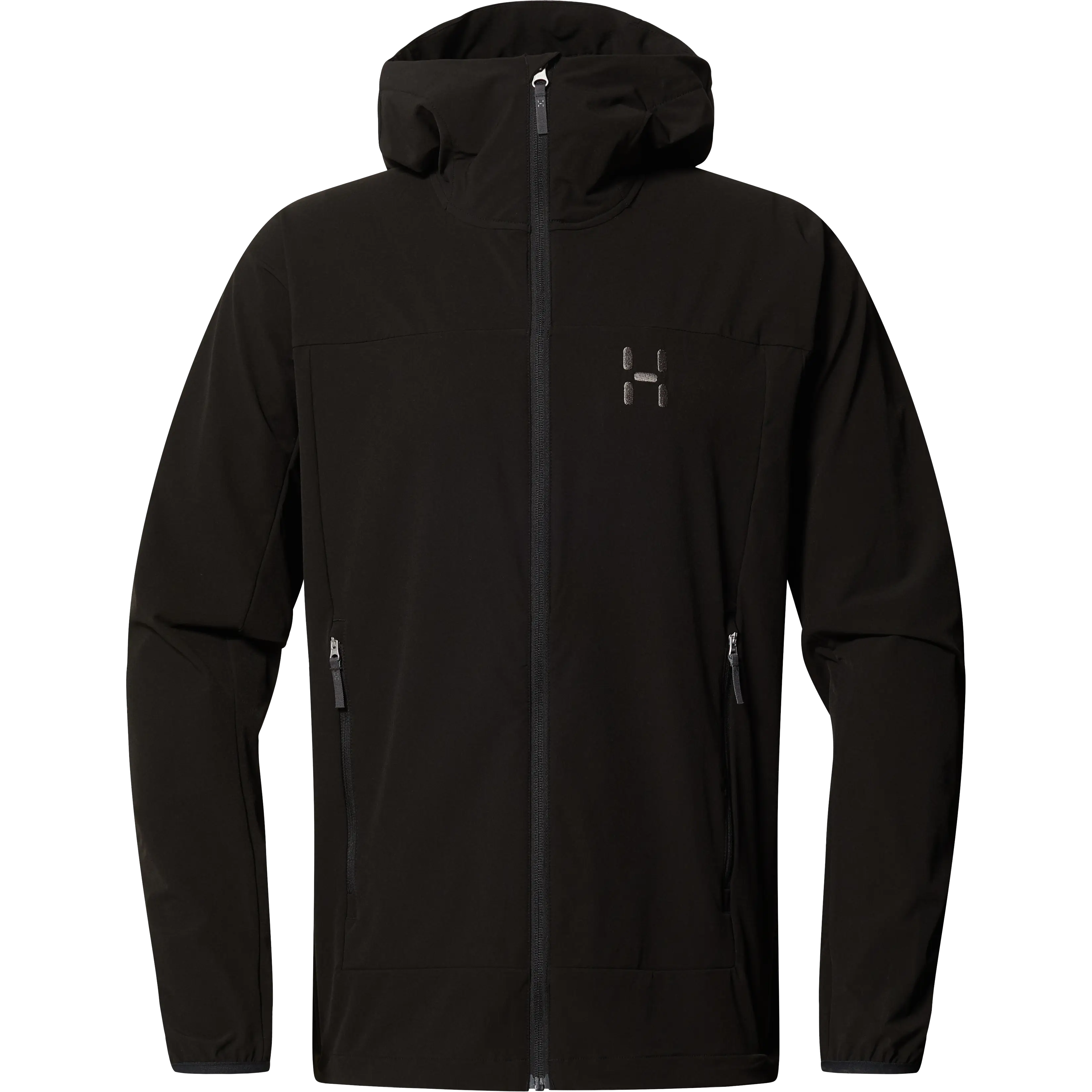 Haglöfs Rosson Softshell Hood Men - True Black - S - Softshelljakker