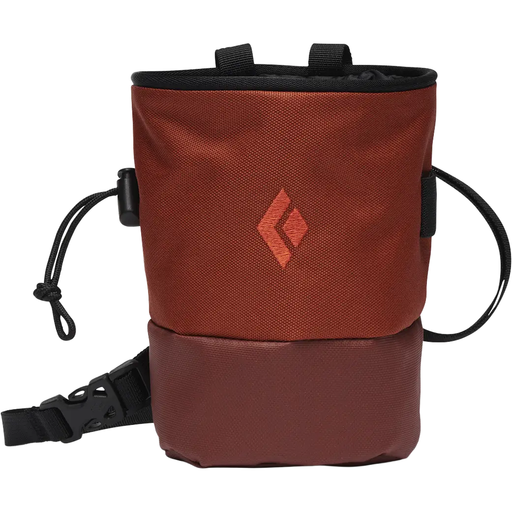 Black Diamond Mojo Zip Chalk Bag - Burnt Sienna - M/L - Klatreudstyr