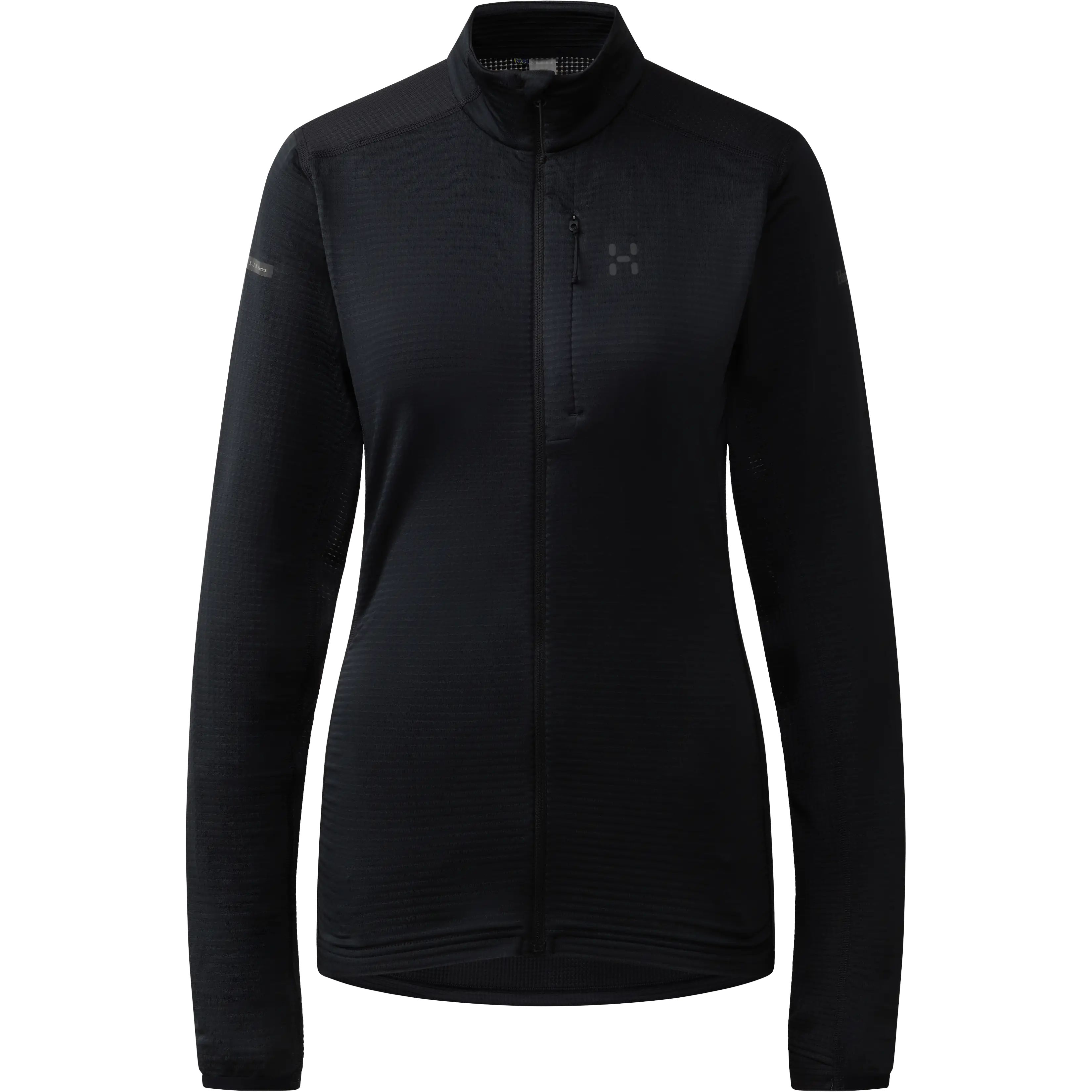 Haglöfs L.I.M Mid Multi Jacket Women - True Black - L - Fleecetrøjer
