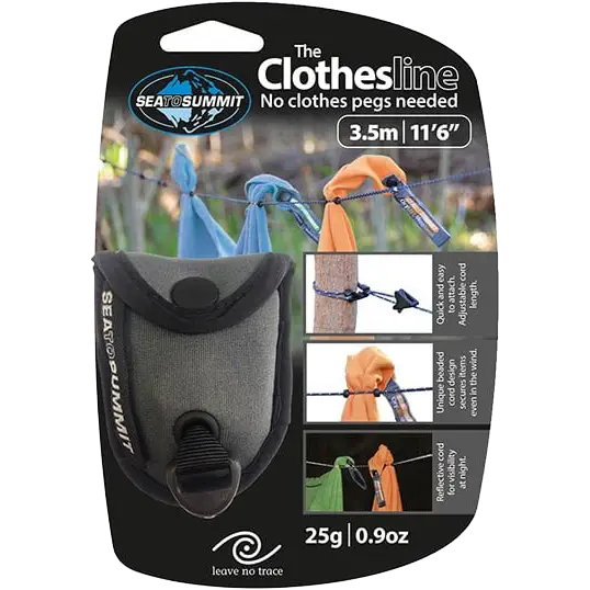 Sea to Summit The Clothesline tørresnor - Black - One size