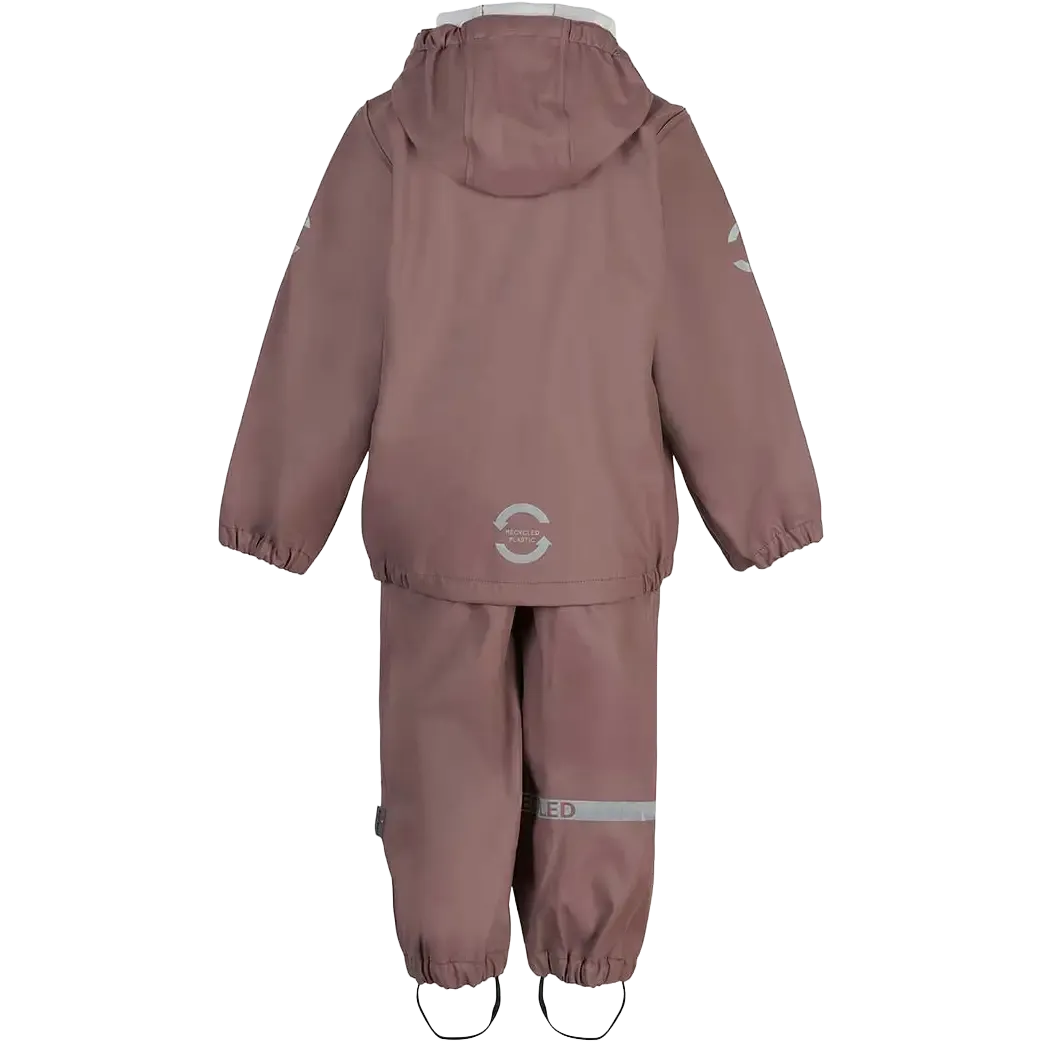 PU Rain Set w/Suspenders Recycled regnställ
