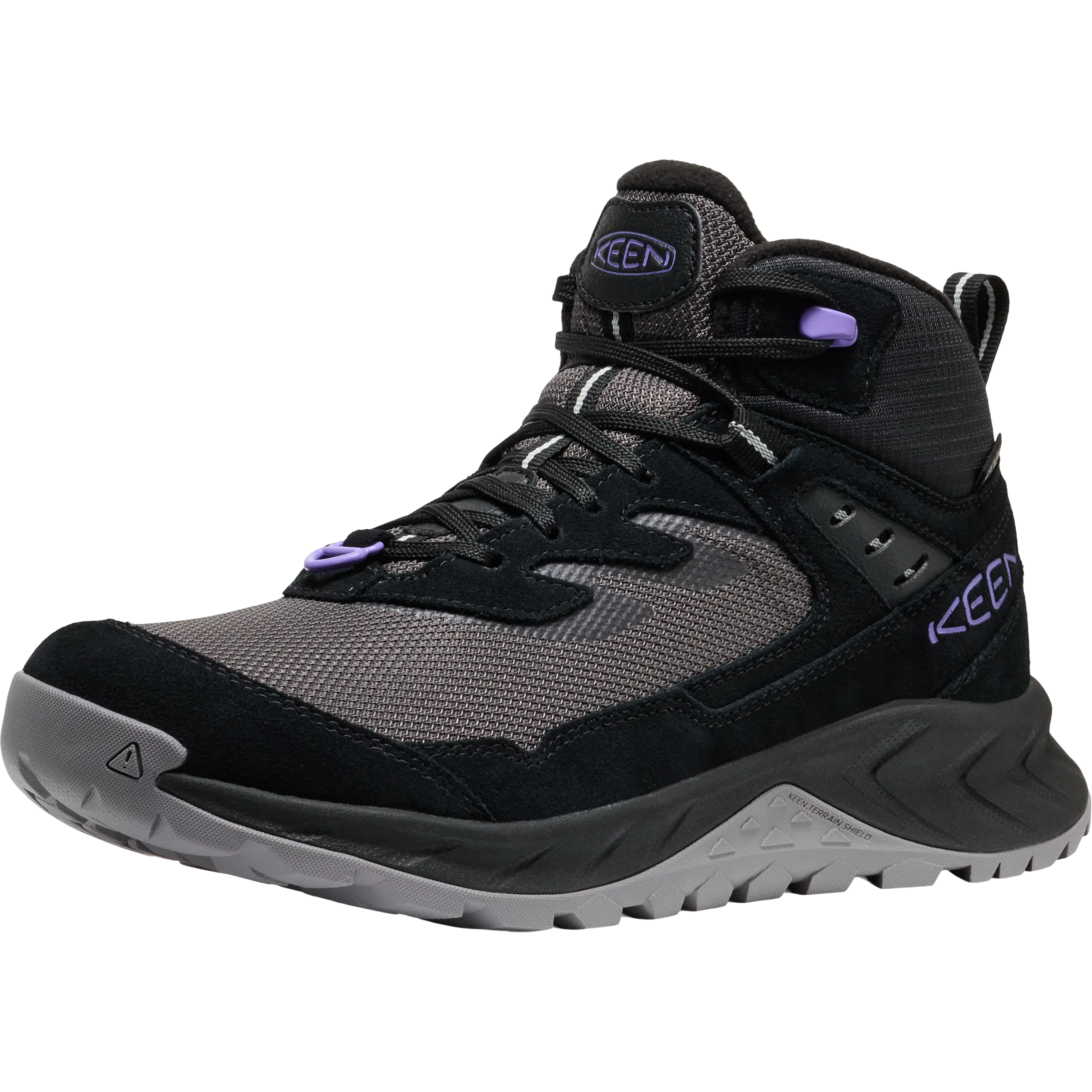 Keen Hightrail Mid Polar Women - Black/Aster/Purple - 36 - Vinterstøvler
