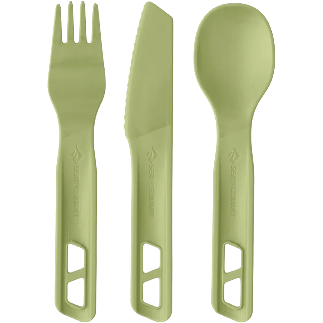 Sea to Summit Horizon Cutlery Set 3 Pieces - Tarragon - One size - Spisegrej
