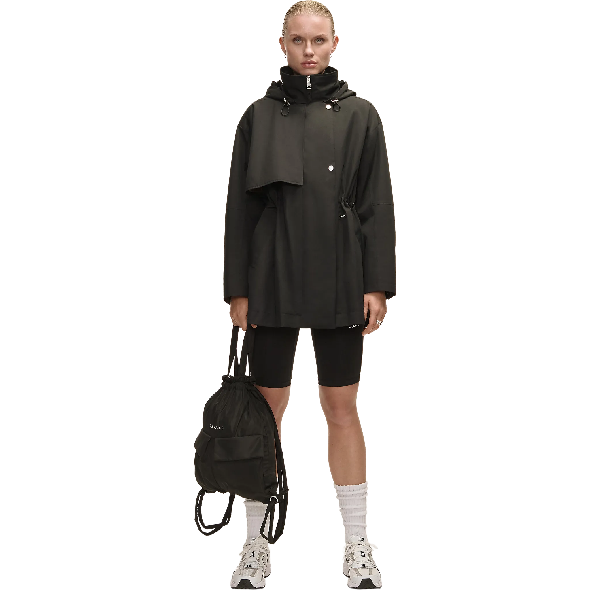 Scandi Trench Rain Coat Woman