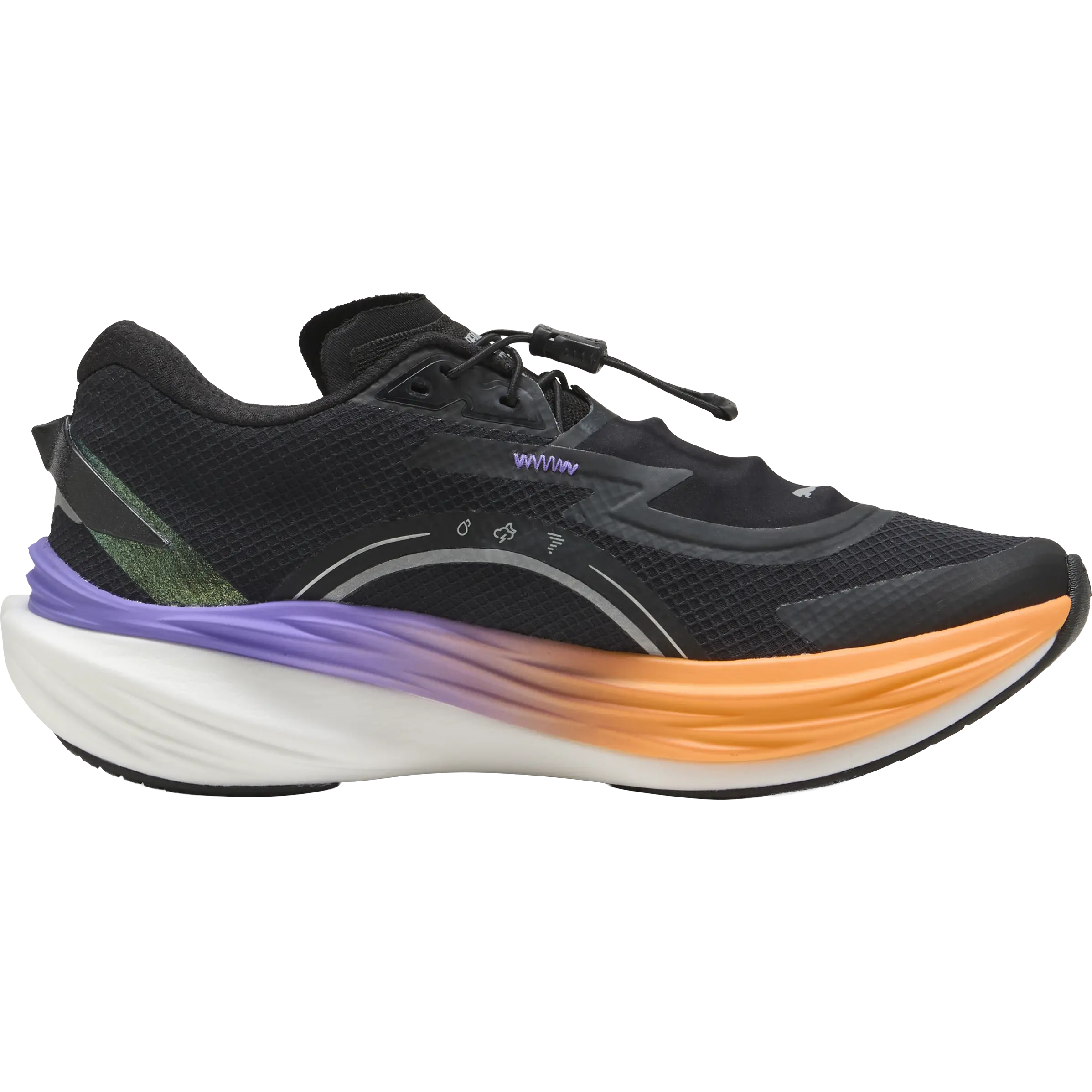Puma Deviate Nitro 3 WTR+ Women - PUMA Black/Dark Amethyst - 37,5 - Løbesko