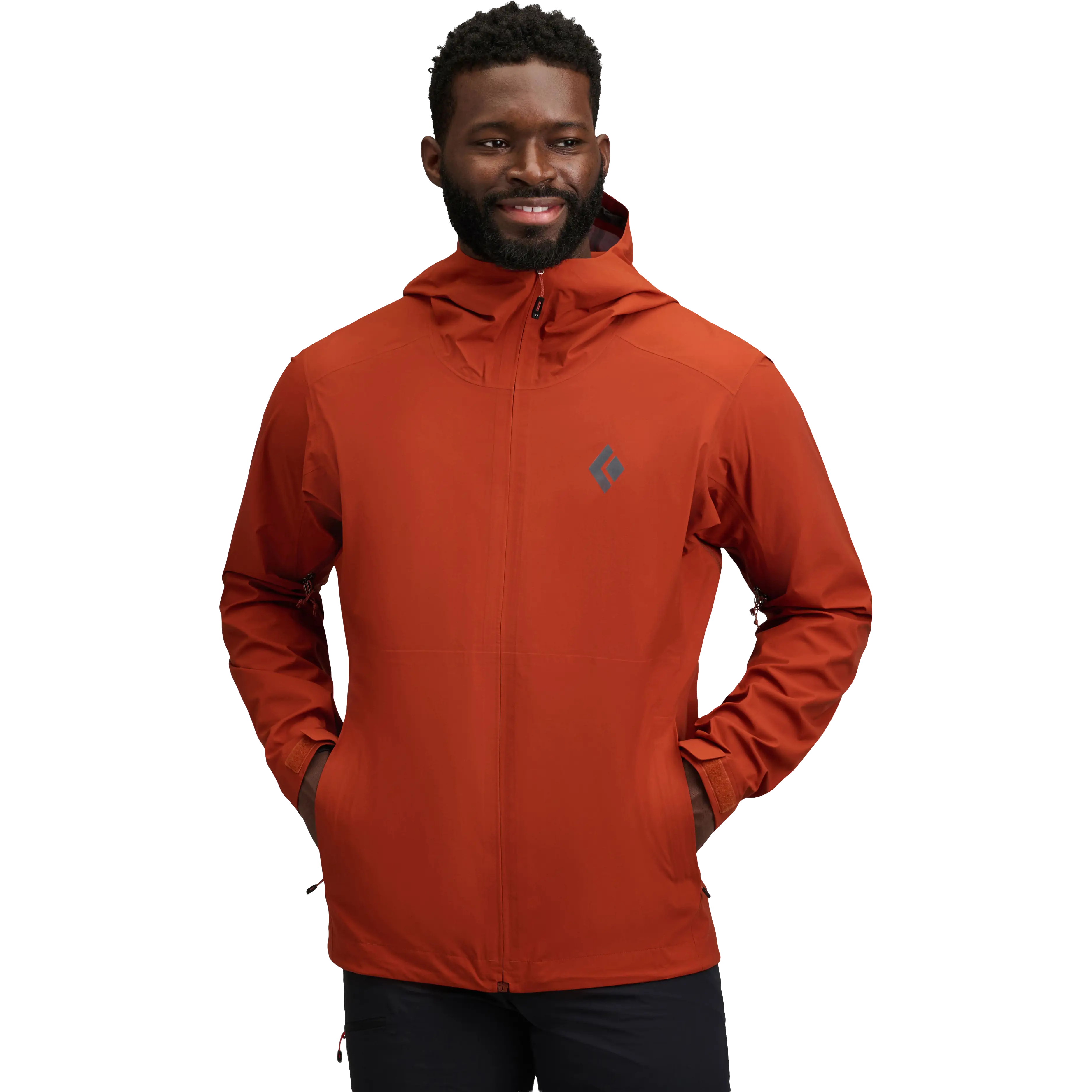 Black Diamond Strataline Stretch Shell Men - Burnt Sienna - XL - Regnjakker