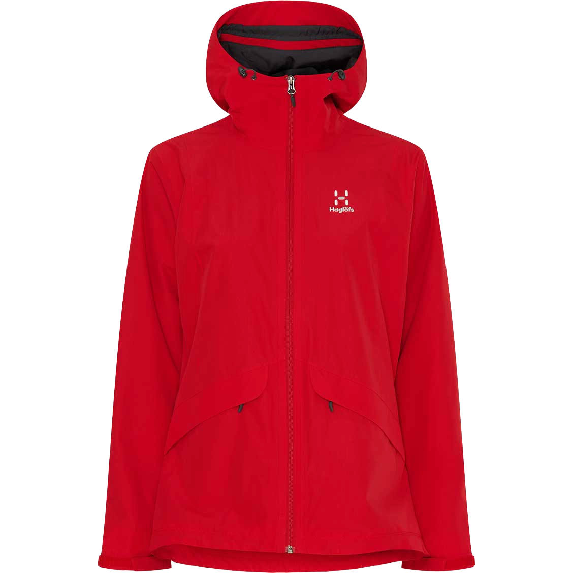 Haglöfs Mila Jacket Women regnjakke - Scarlet Red MM - L - Regnjakker