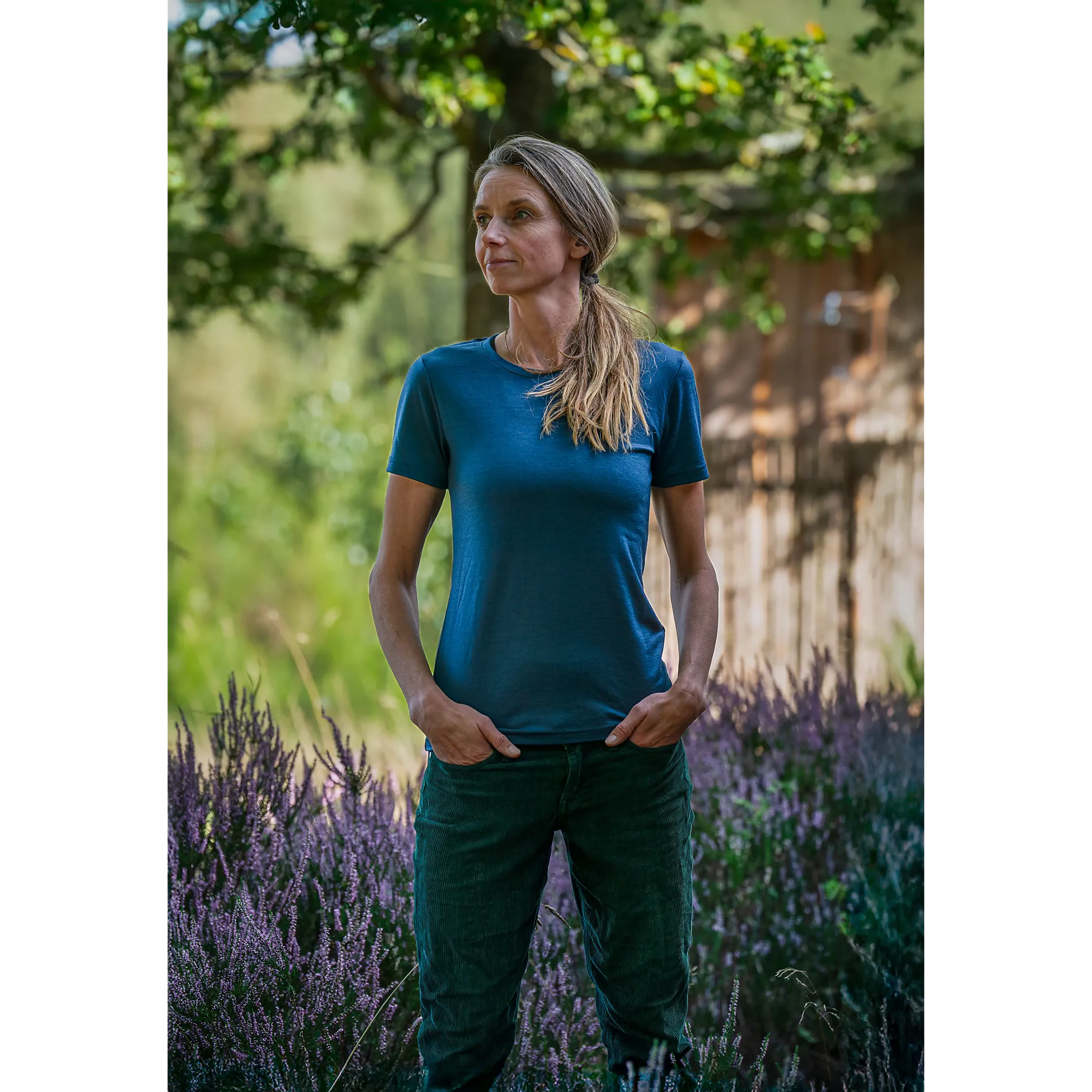 Pure Wool S/S Crew Women