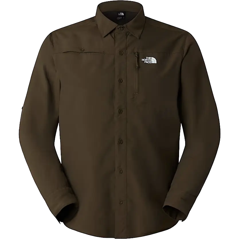 The North Face Sequoia Long Sleeve Shirt Men - New Taupe Green - XXL - Langærmet skjorter