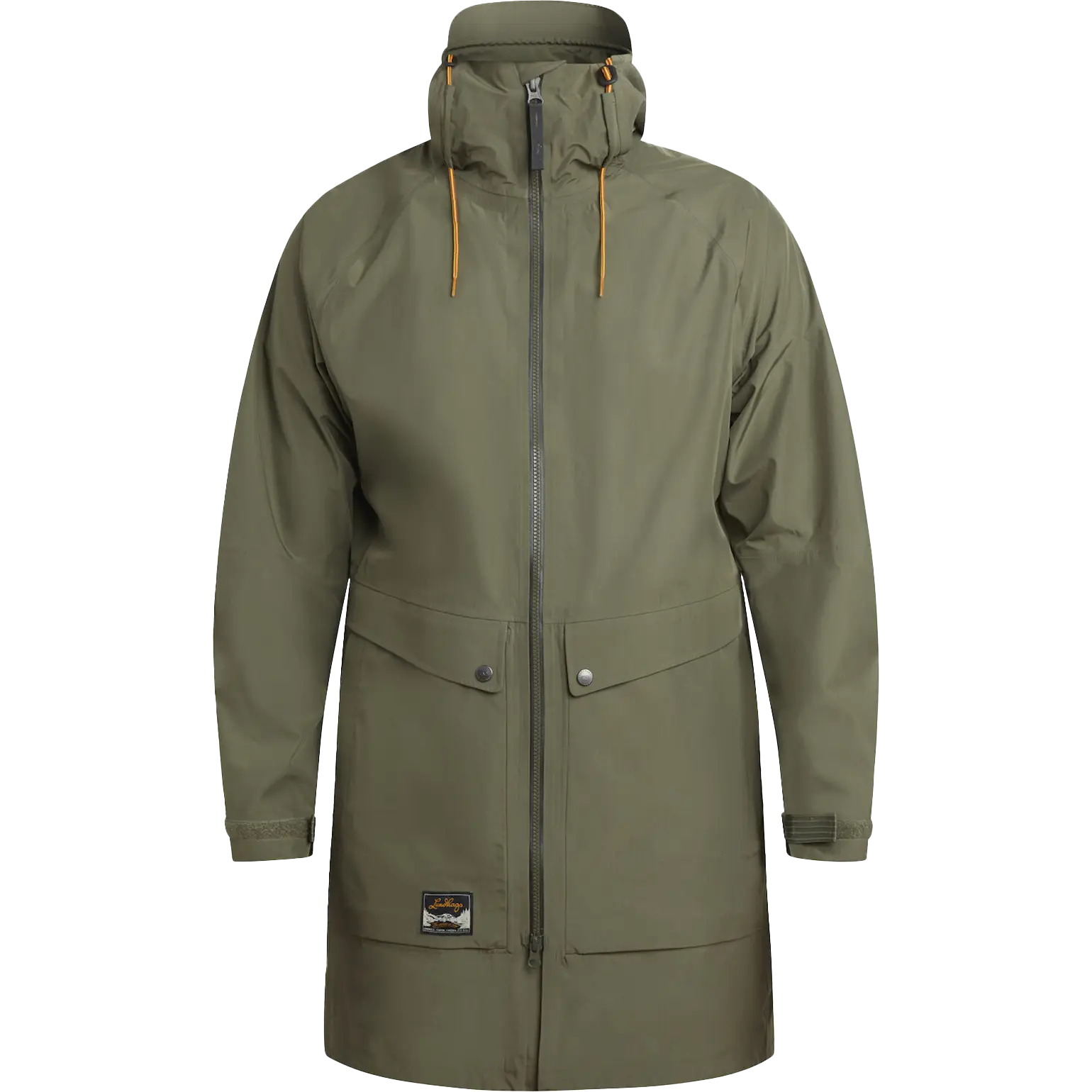 Lundhags Stockholm Waterproof Parka Men regnjakke - Forest Green - S - Regnjakker