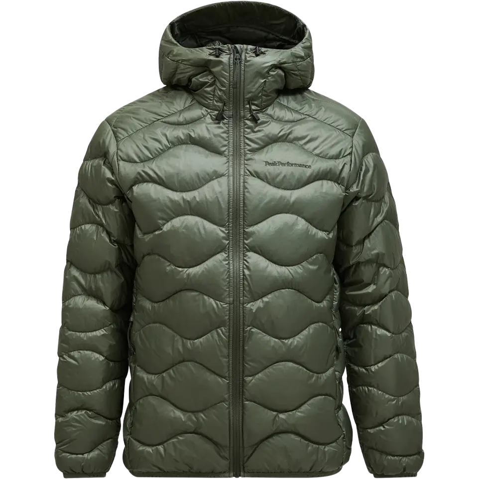 Peak Performance Helium Down Hood Jacket Men - Pine Needle - M - Dunjakker