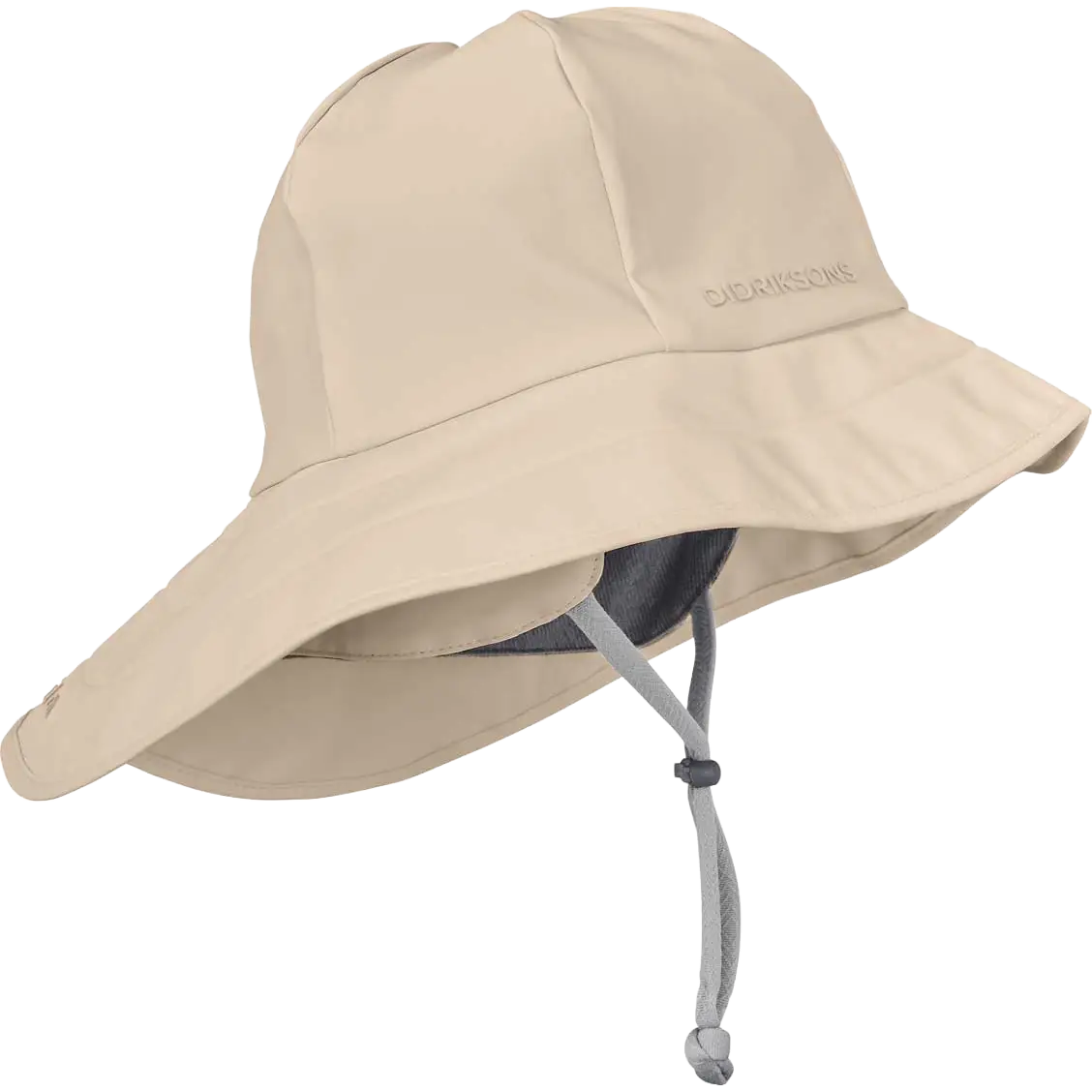 Didriksons Southwest Hat 2 regnhat - Clay Beige - L - Hatte og kasketter til børn