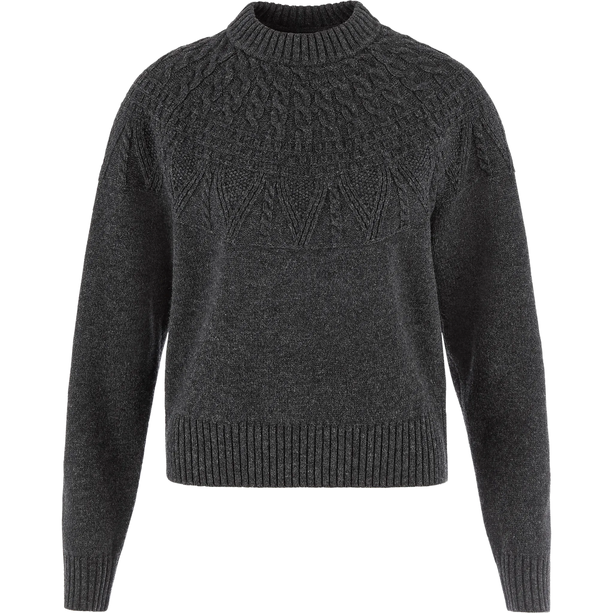 Övik Solid Jacquard Knit Women