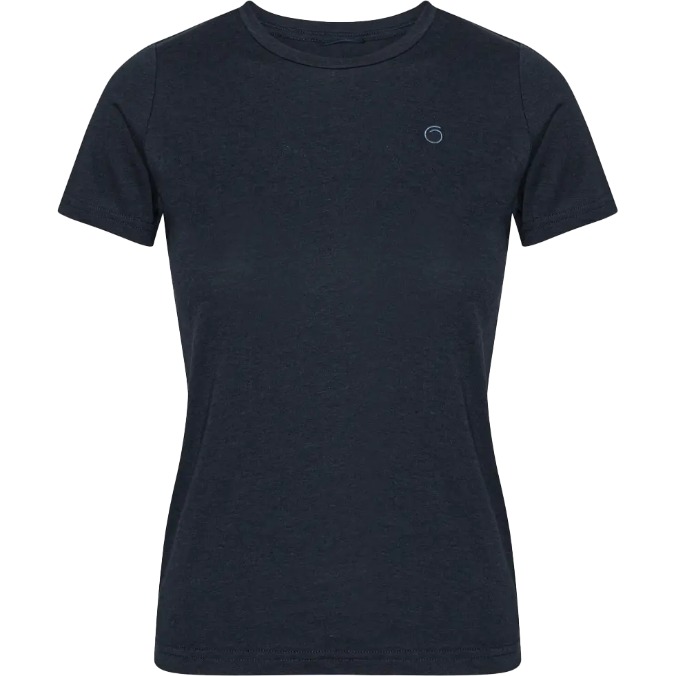 Superstainable Østersø Tencel T-shirt Women - Navy - L - Kortærmet T-shirts