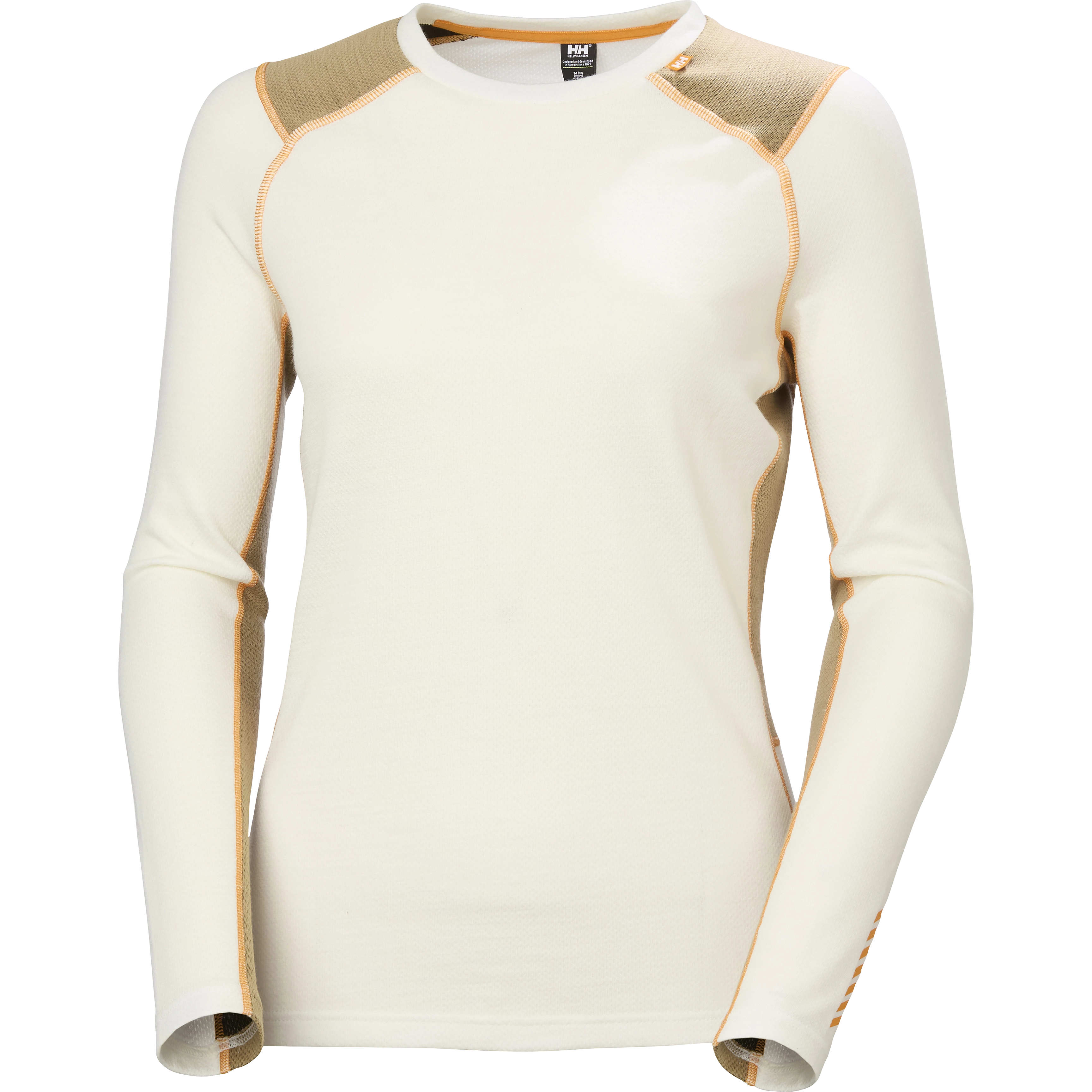 Helly Hansen Lifa Merino Midweight Crew Women undertrøje - Snow - S - Undertrøjer