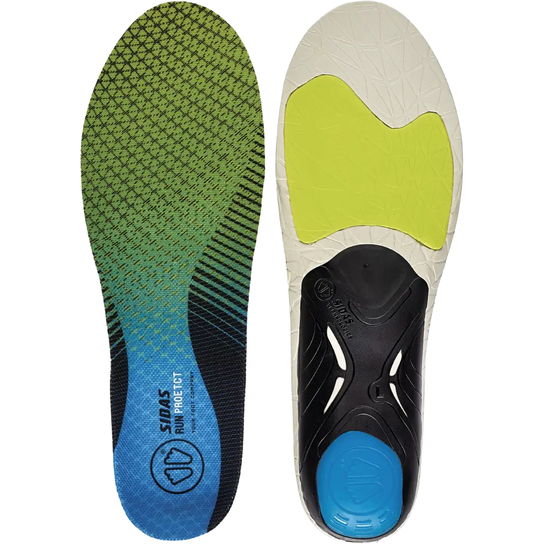 Sidas 3D Run Protect - Blue/Green - L - Diverse løbeudstyr