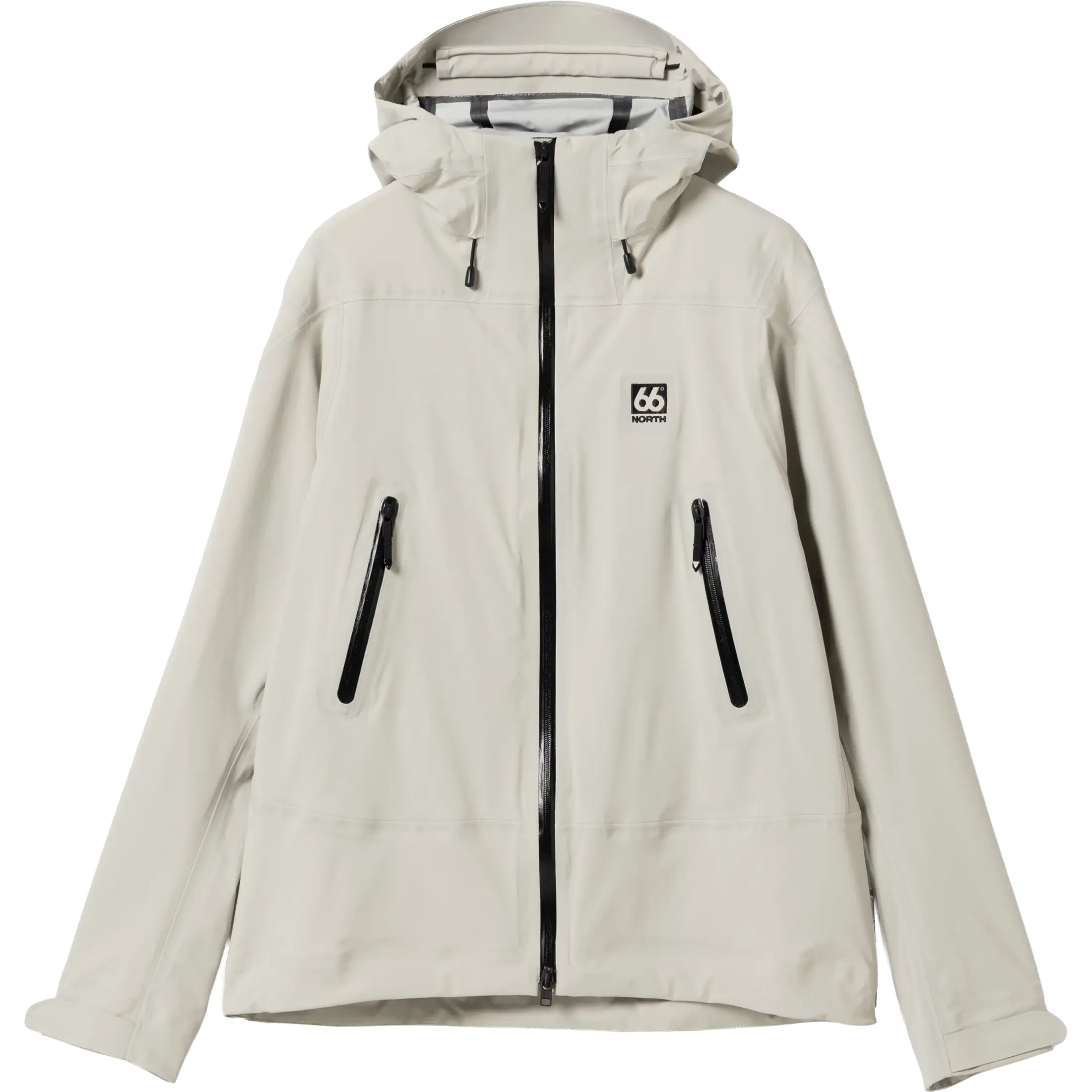 66°North Snaefell Shell Jacket Men - Dark Stone - L - Regnjakker