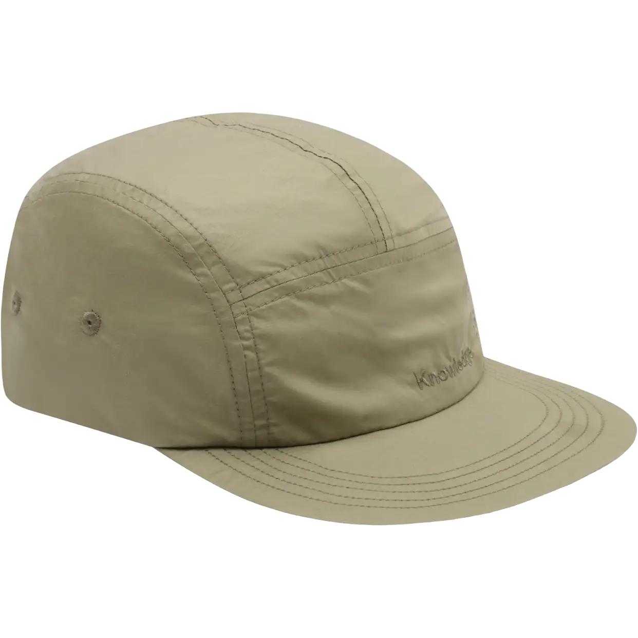 Knowledge Cotton Apparel Vent Ripstop 90 Panel 5 Cap - Burned Olive - One size - Kasket