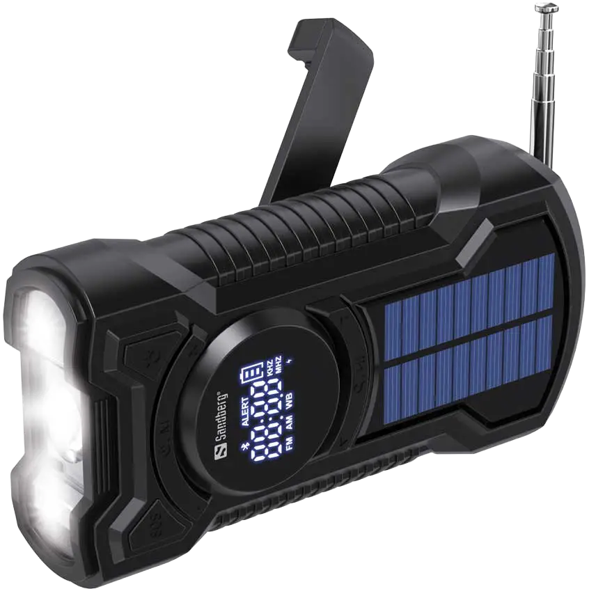 Sandberg Survivor Radio All-in1 5000 - Sort - One size - Elektronik