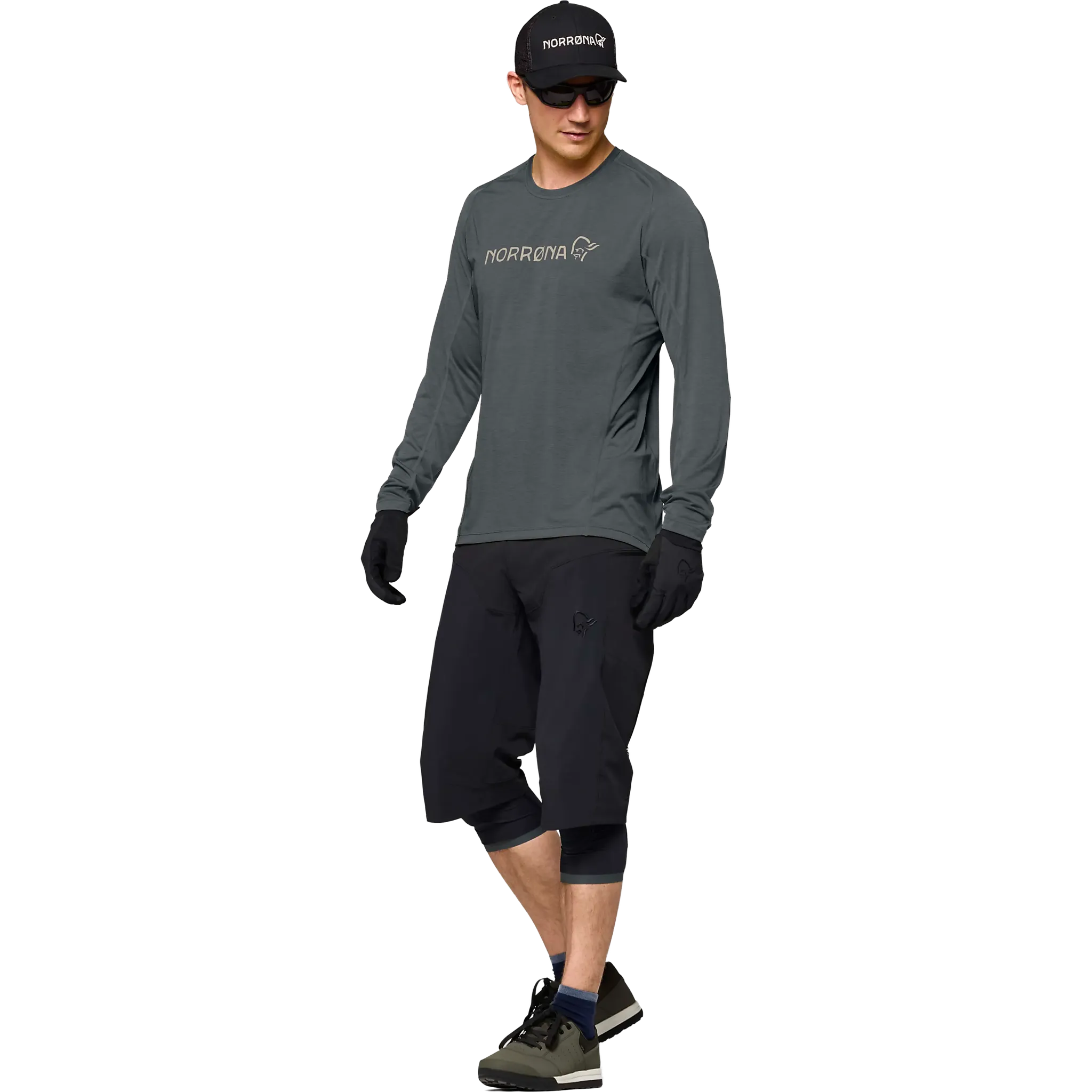 Fjørå Equaliser Lightweight Long Sleeve Men herre-T-shirt
