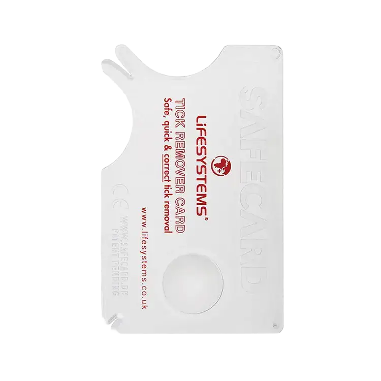 Lifesystems Tick Remover Card flåtfjerner - Hvid - One size - Førstehjælp