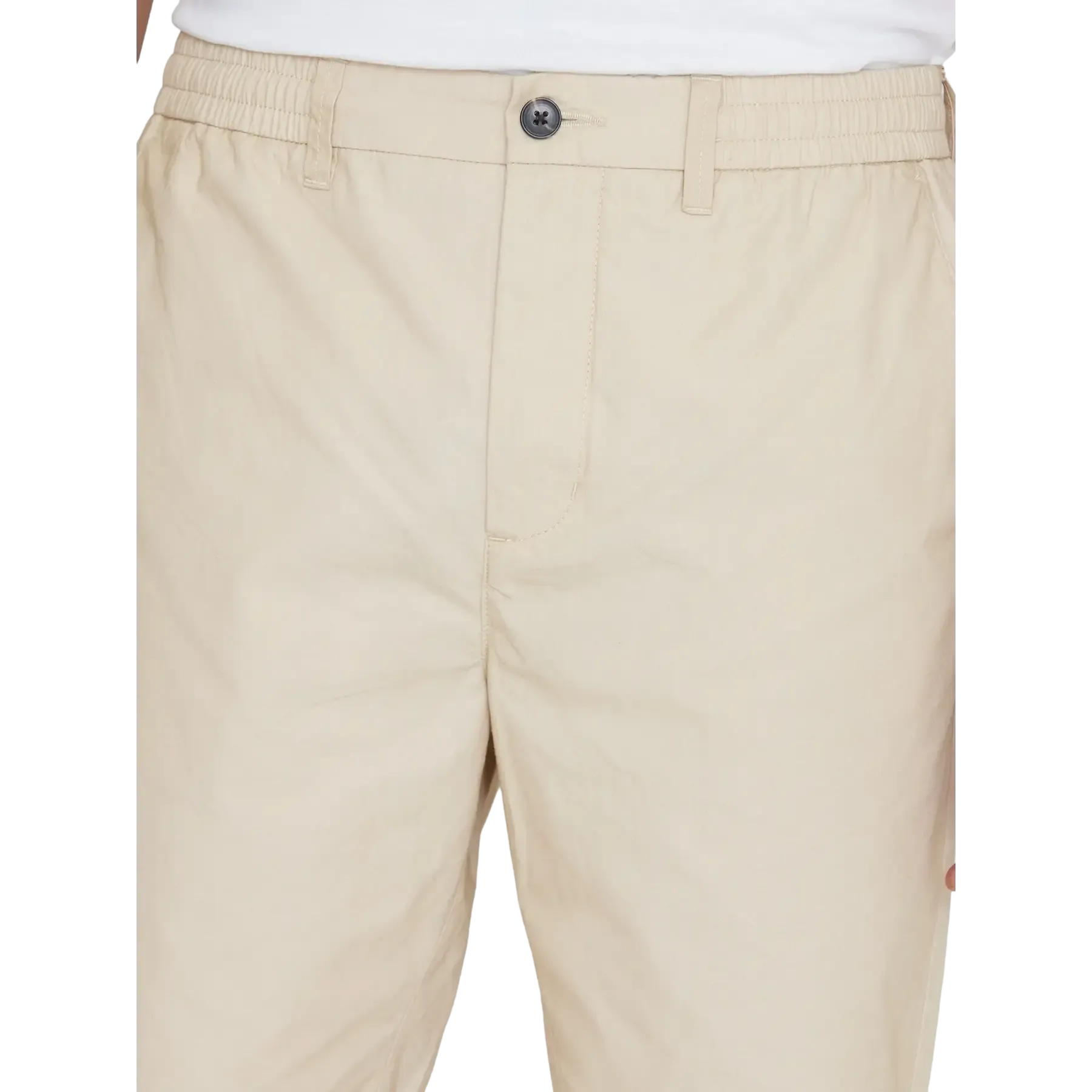 Fig Loose Poplin Elastic Waist String Sh