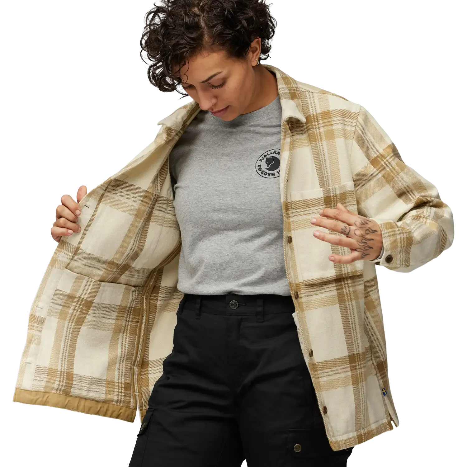 Singi Flannel Overshirt Women jakke/skjorte