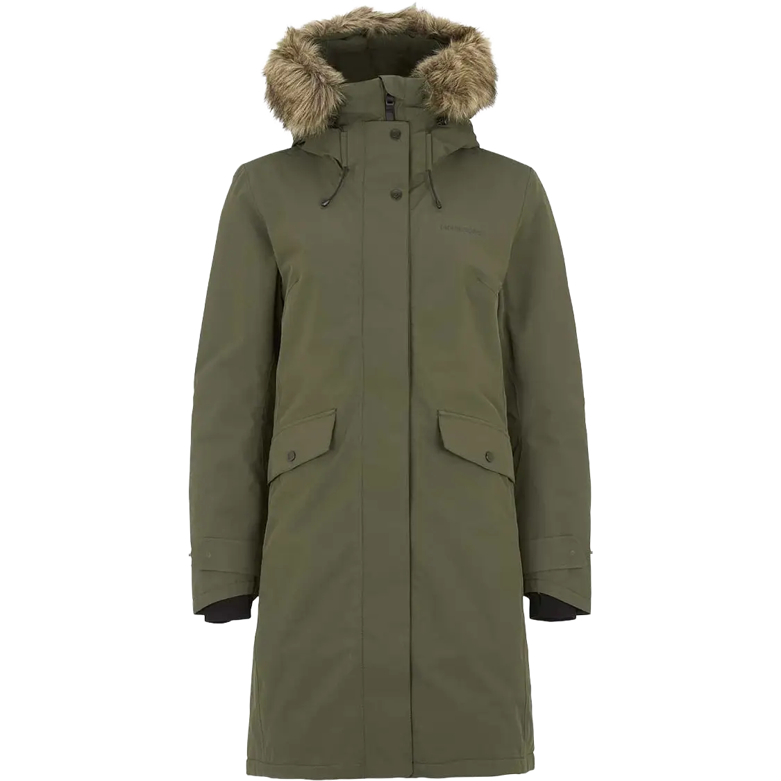 Didriksons Emma Parka Women vinterjakke - Deep Green - 44 - Vinterjakker