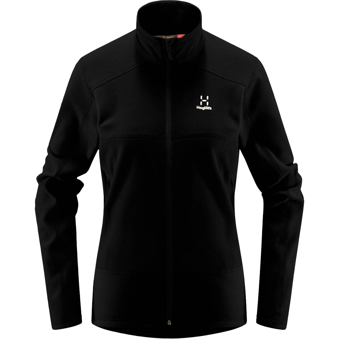 Haglöfs Buteo Mid Jacket Women damefleece - True Black - L - Fleecetrøjer