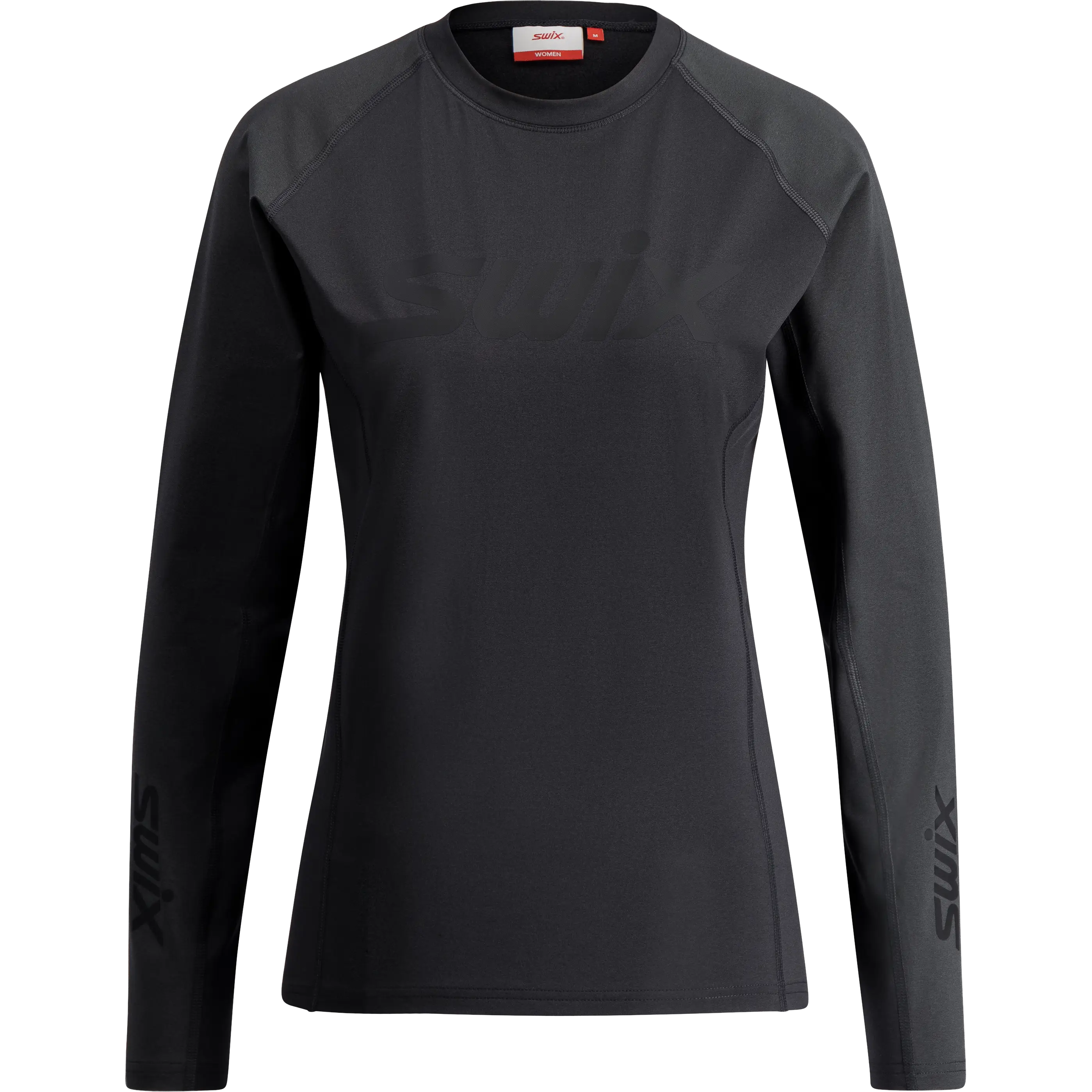 Swix RaceX Dry Long Sleeve Women undertrøje - Jet Black - S - Skiundertøj
