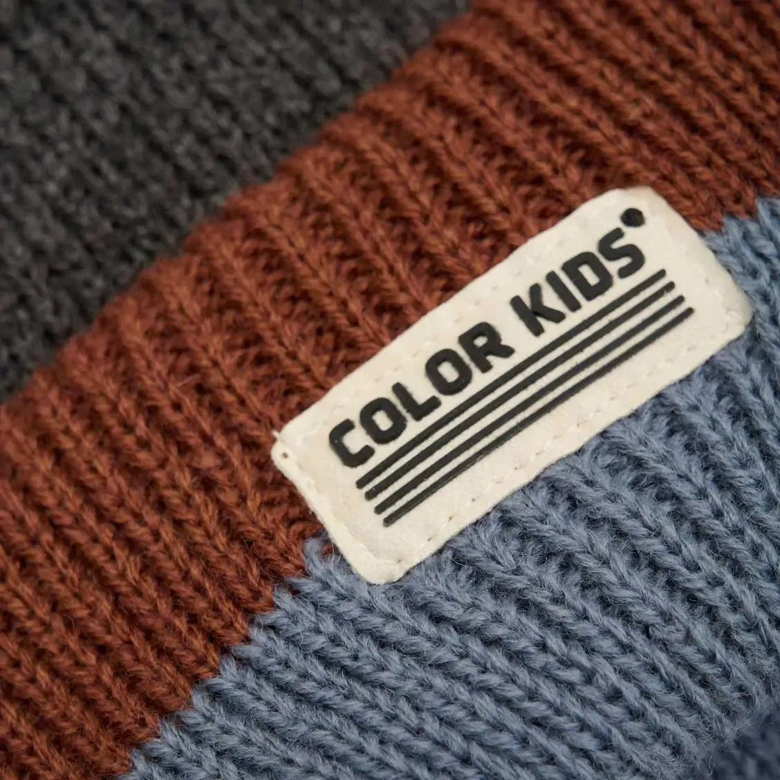Beanie w. Wool & Contrast hue