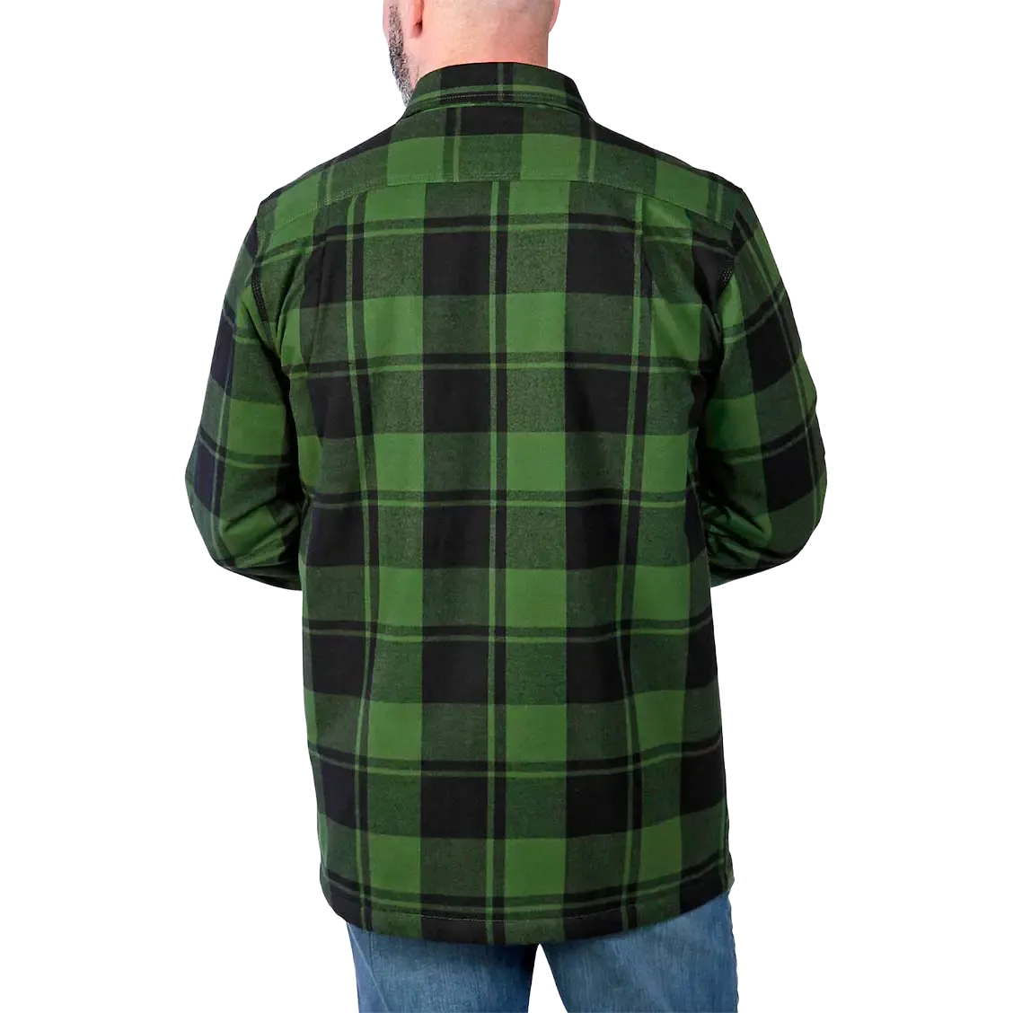 Flannel Sherpa-Lined Shirt Jacket Men skjorte/jakke