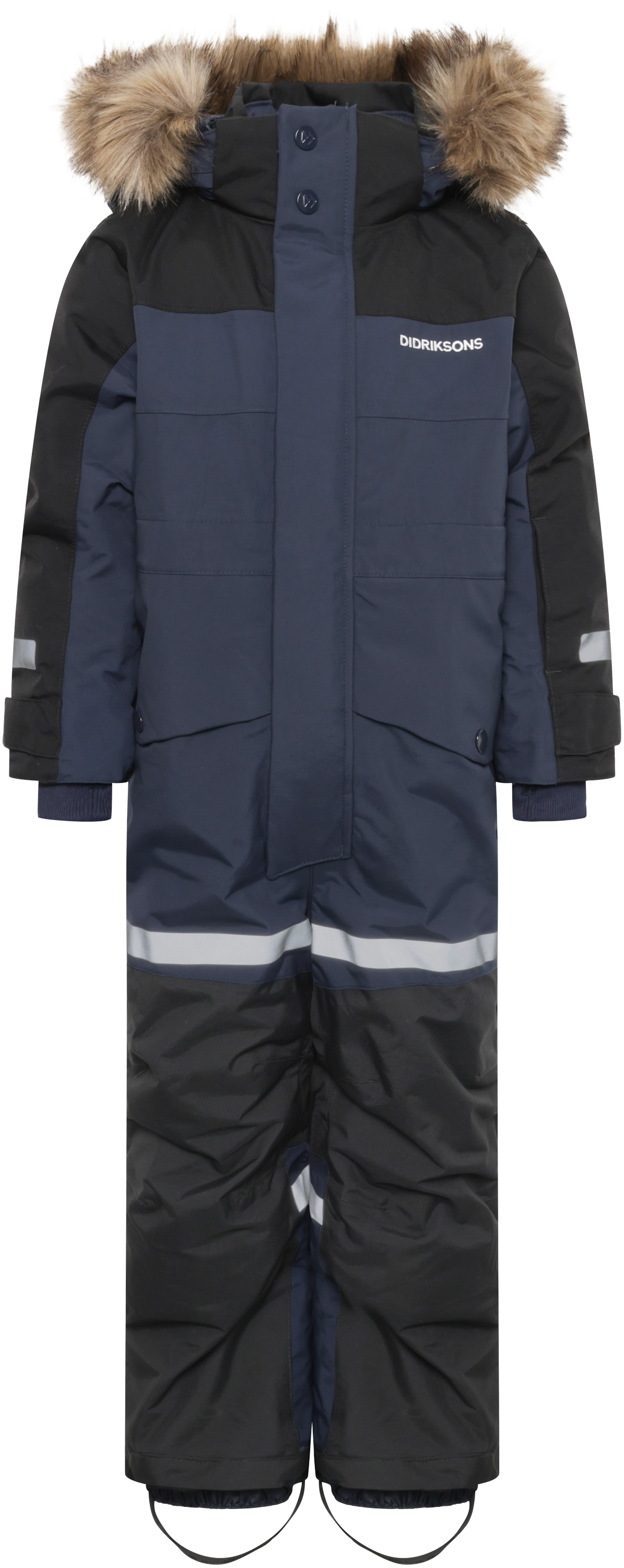 Didriksons Bjärven Kids Cover 4 flyverdragt - Navy - 100 cm - Flyverdragter til børn