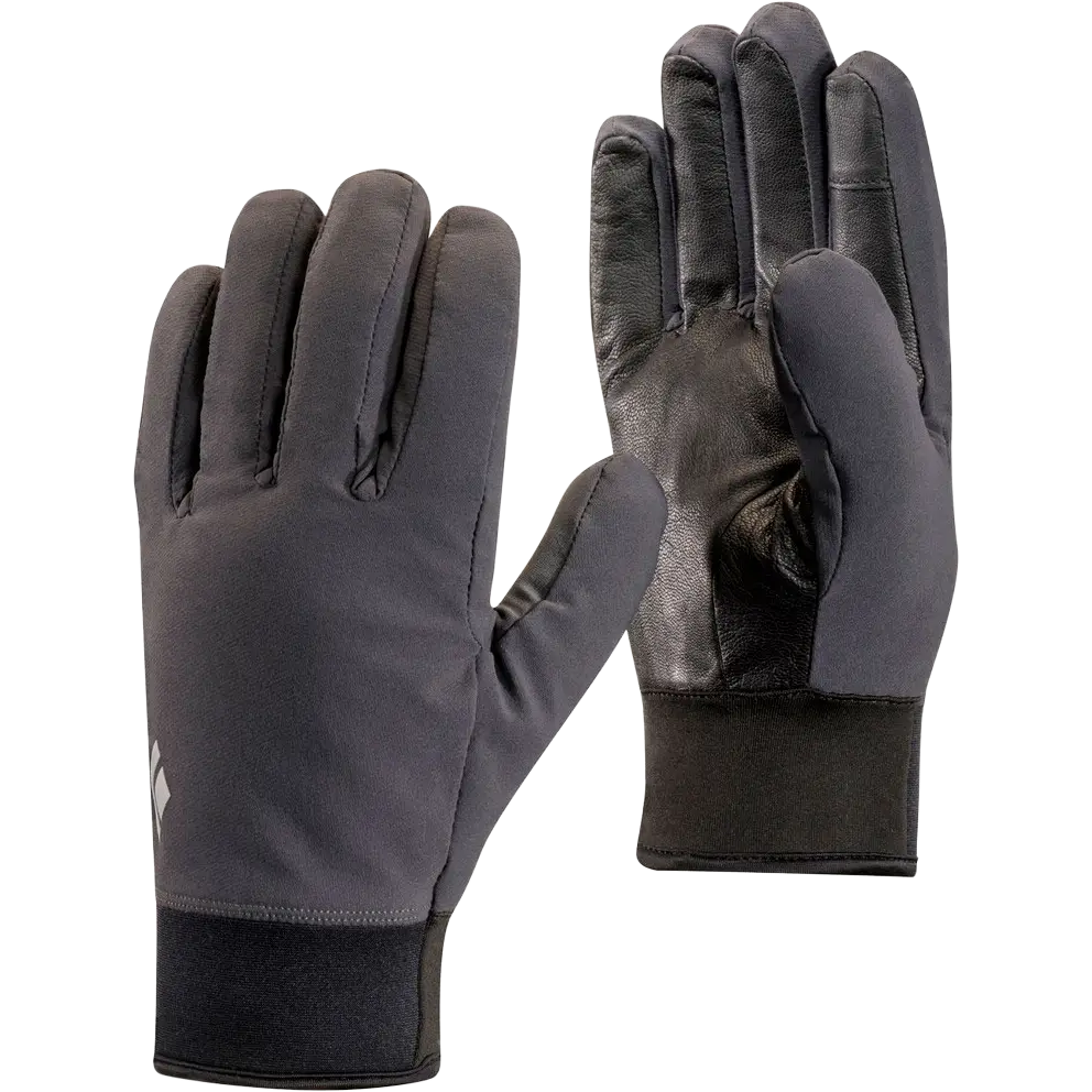 Black Diamond Midweight Softshell Gloves handsker - Smoke - XS