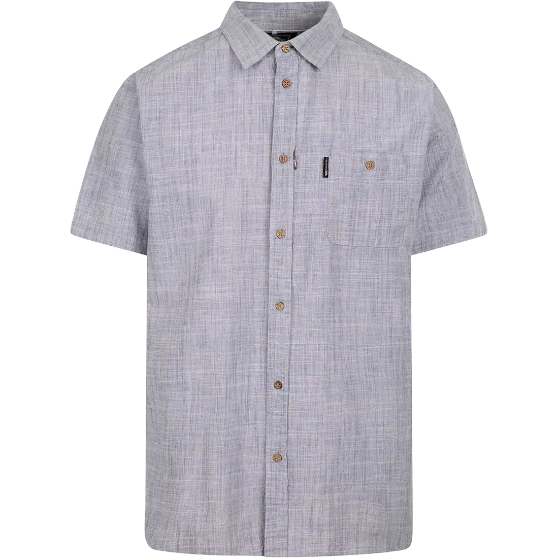 Trespass Basham Shirt SS Men herreskjorte - Dark Peacock - L - Kortærmet skjorter