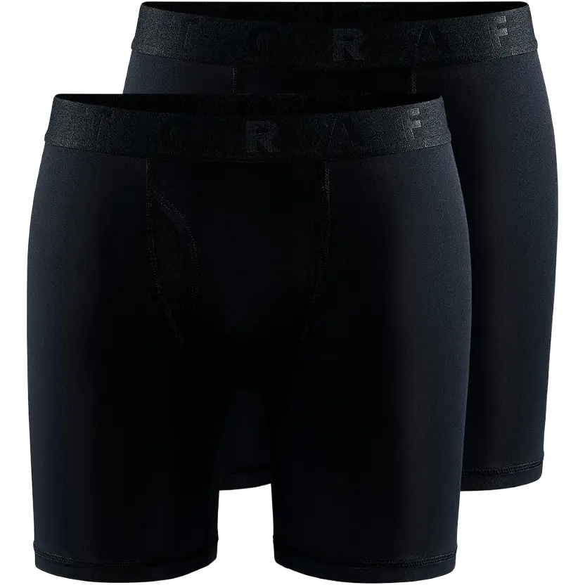 Craft Core Dry Boxer 6-Inch Men 2-pak - Black - M - Undertøj