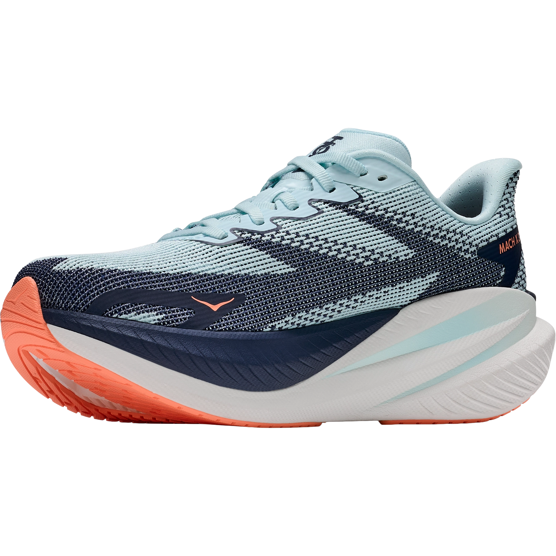 HOKA One One Mach X 3 Women - Glimmering Blue / Varsity Navy - US6B / 37 1/3 - Løbesko