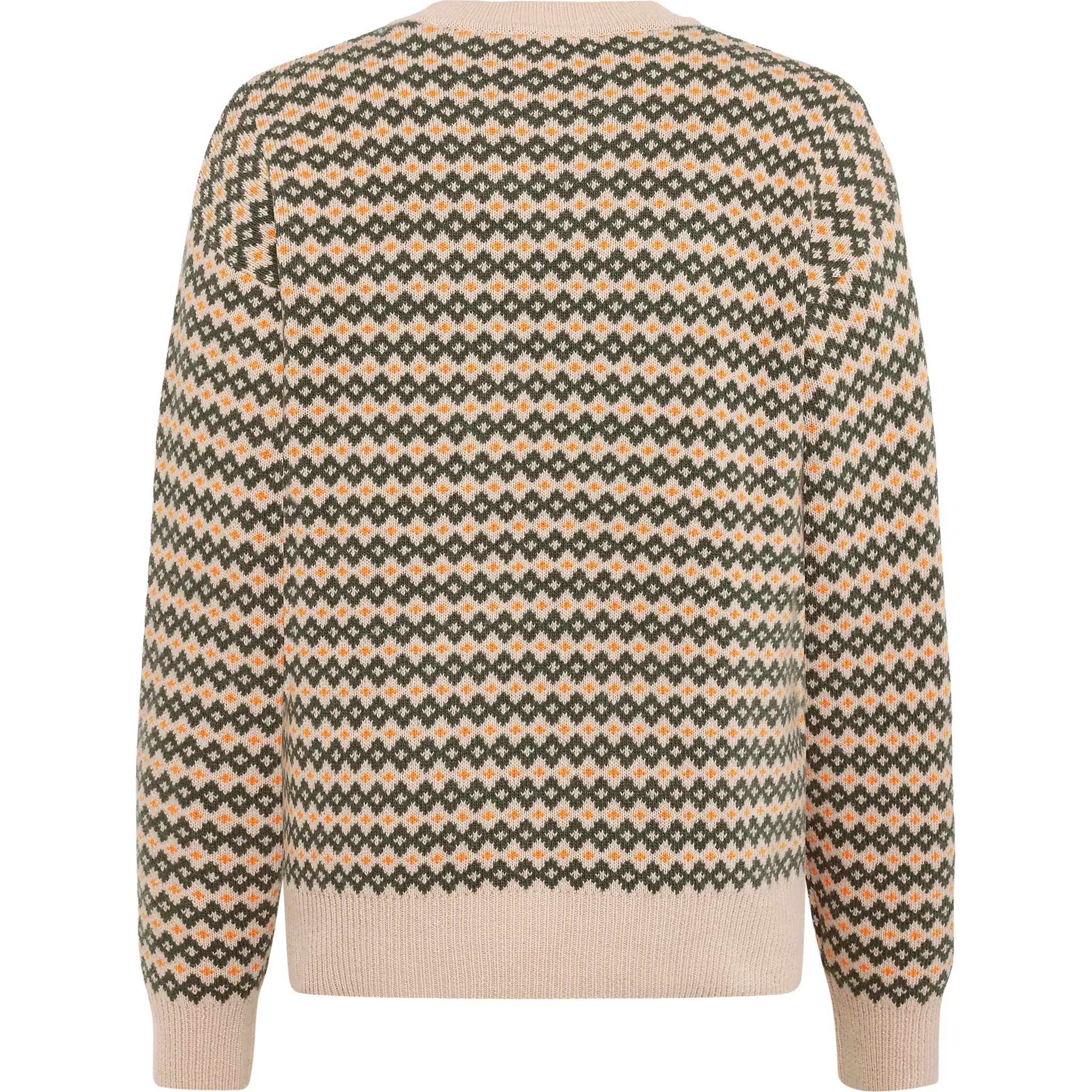 Lambswool Jacquard Sweater Men