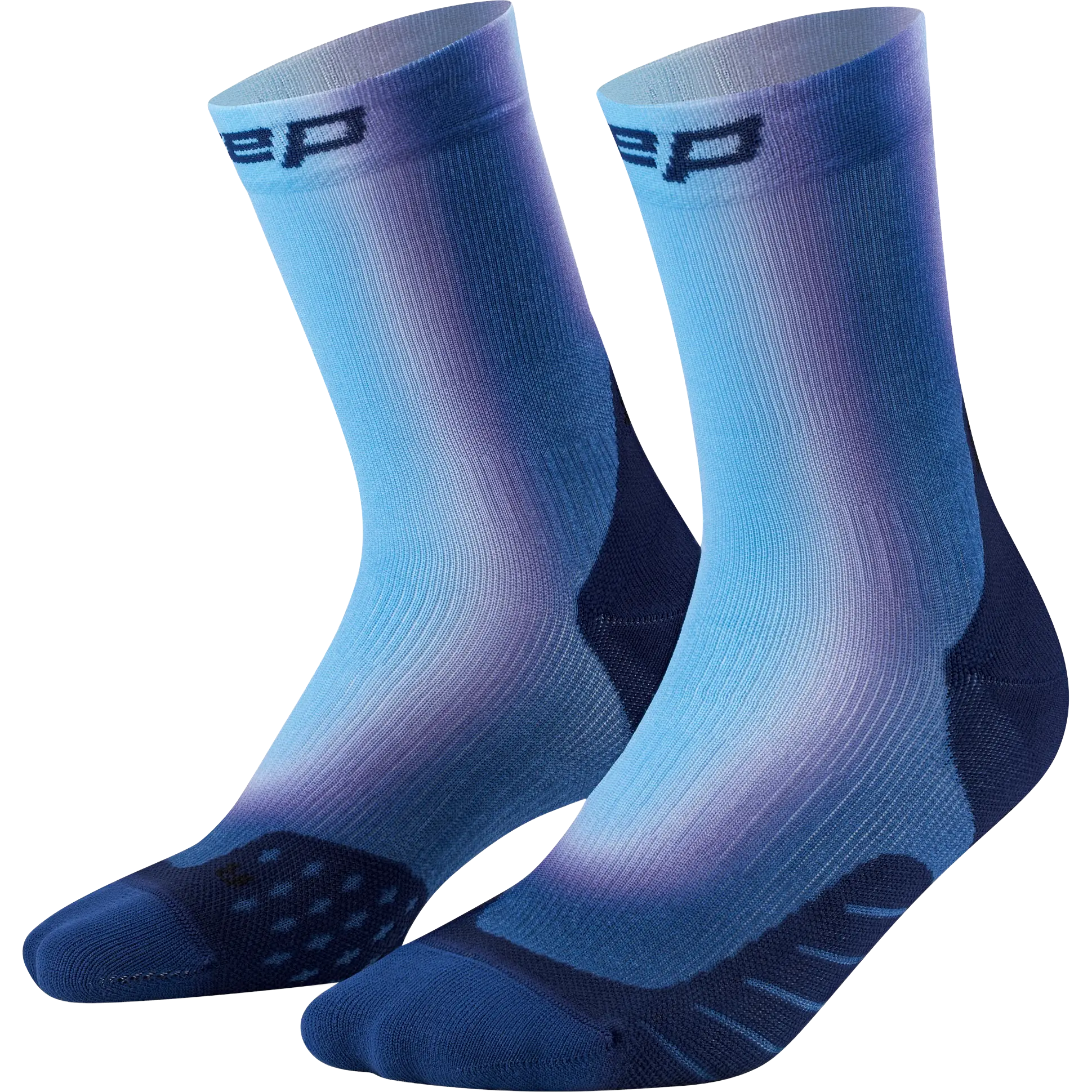 CEP Run Edt. Gradient Socks Mid Cut 5.0 Wome - Blue - II 34-37 - Løbestrømper