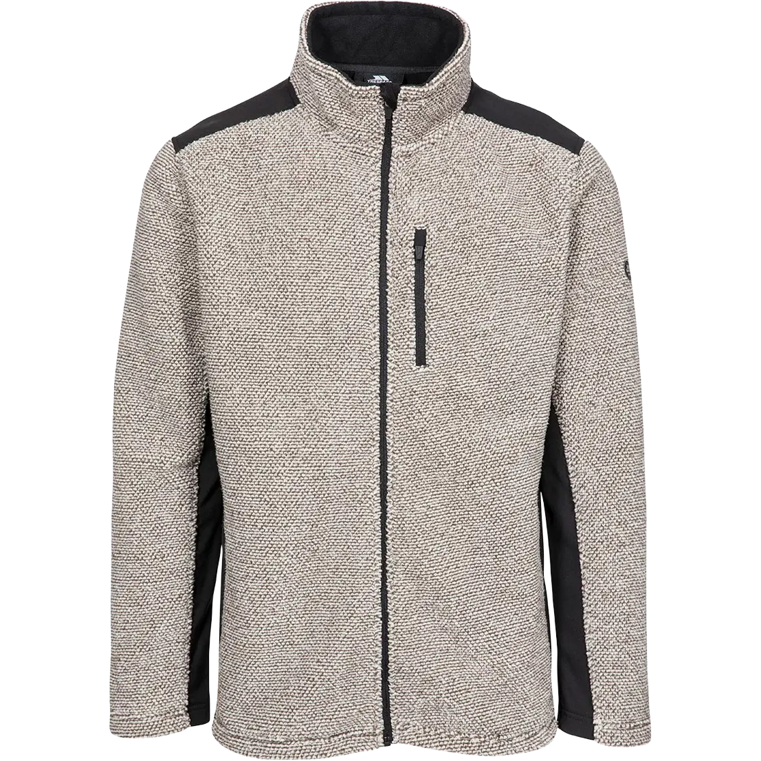 Trespass Faratino Fleece Men herrefleece - Truffel Stripe - 2XL - Fleecetrøjer