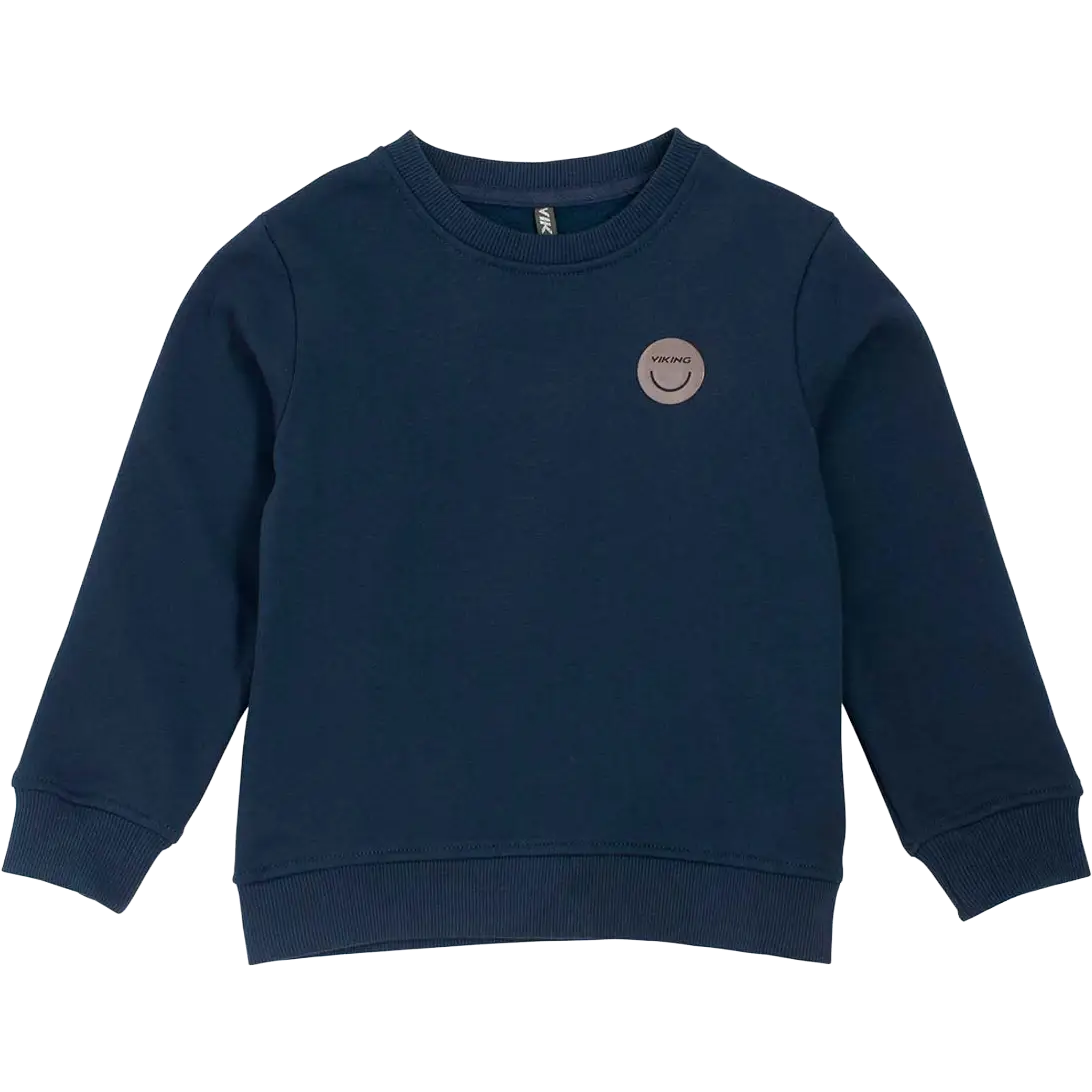 Viking Funtime Crewneck Sweatshirt - Navy - 122 - Sweatshirts og hoodies til børn