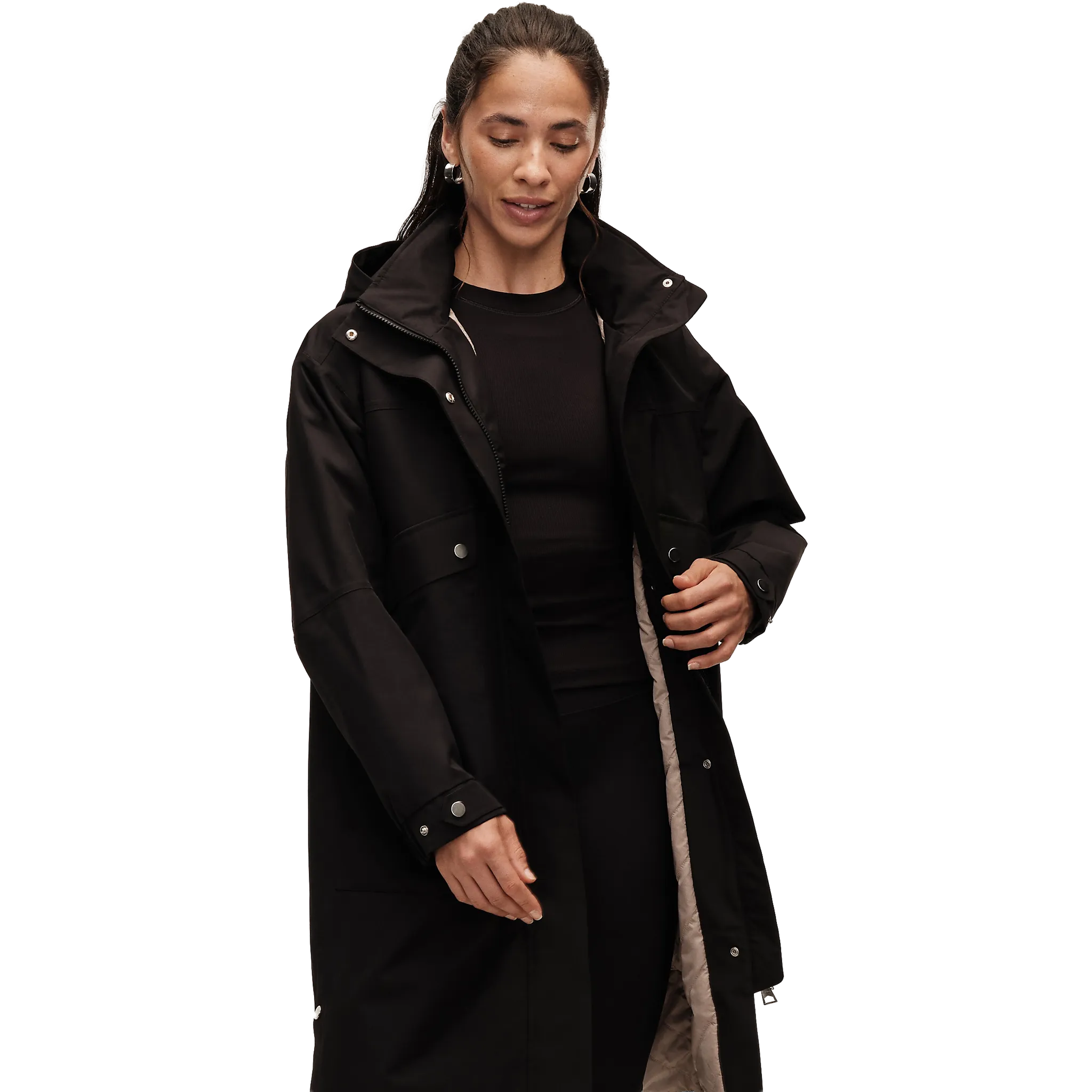 Light Padded Rain Parka Woman