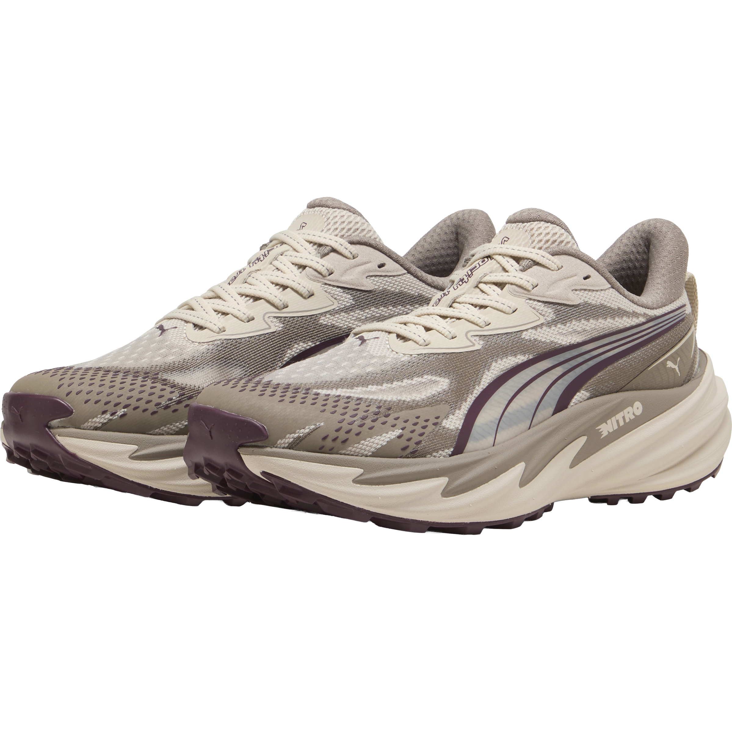 Puma Velocity Nitro Trail Women - Silver Fog - 40,5 - Trailsko