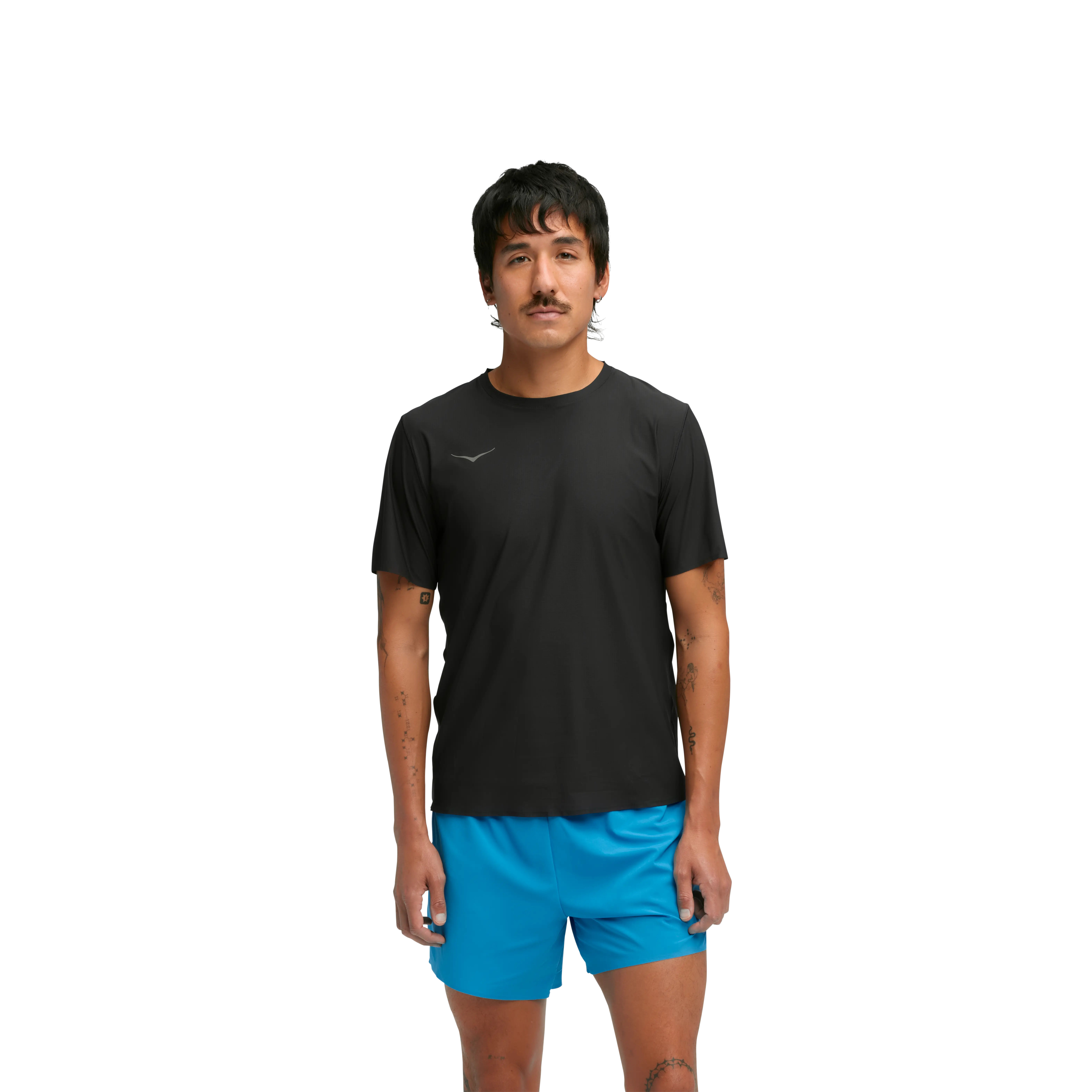 HOKA One One Airolite Short Sleeve 2.0 Men - BLACK - M - Løbe t-shirt
