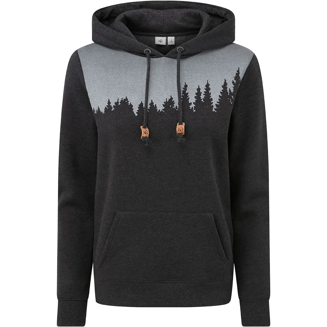Tentree Juniper Hoodie Women hættetrøje - Meteorite Black Heather - XS
