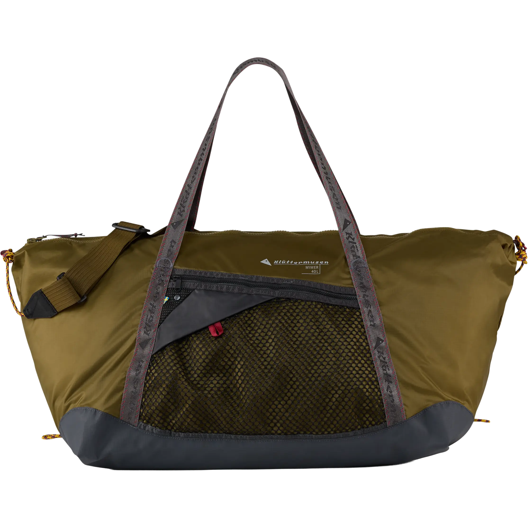 Klättermusen Mimer Duffelbag 40 - Olive - One size - Sportstasker og duffelbags