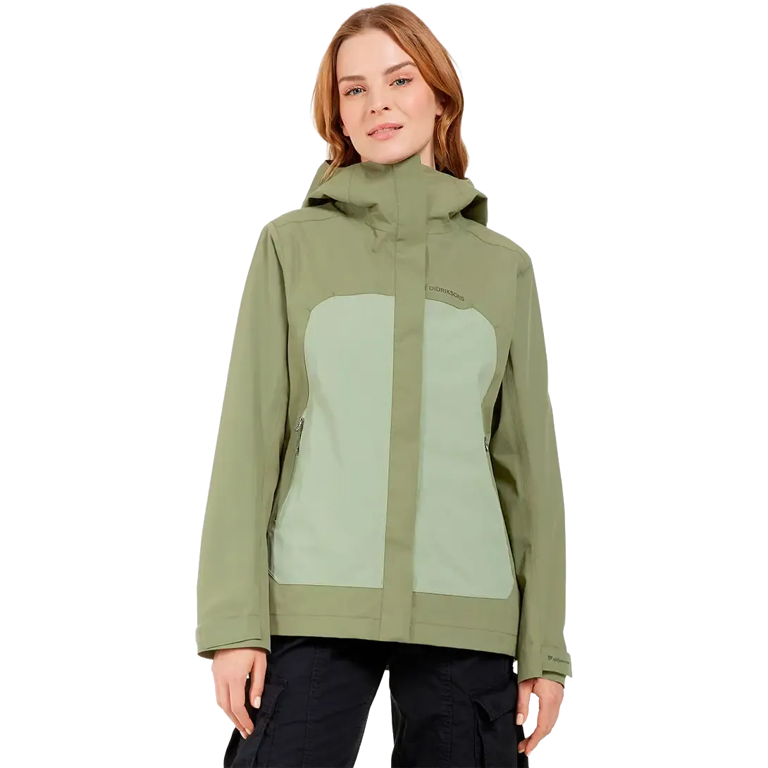Grit Jacket 3 m/logo Women regnjakke