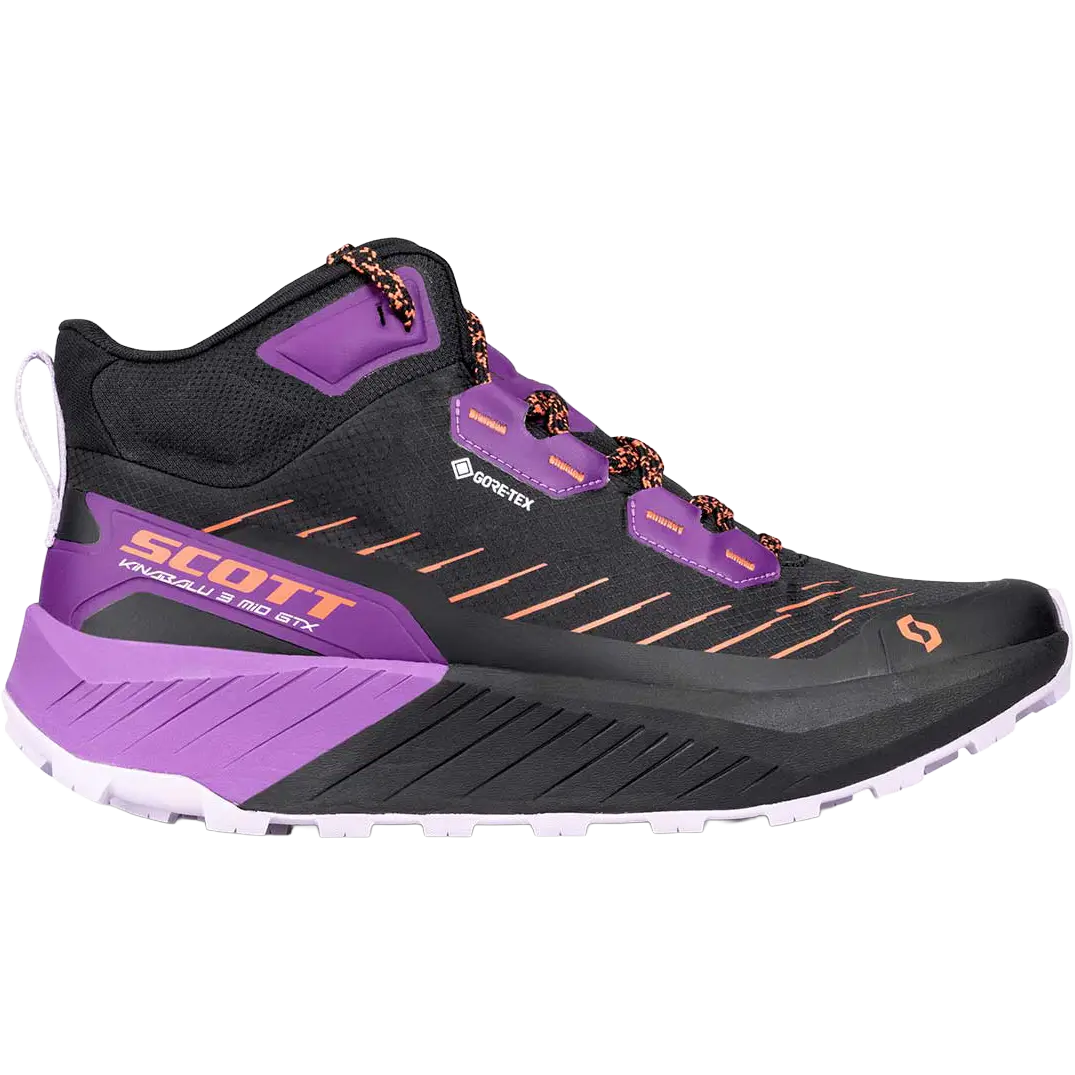 Scott Kinabalu 3 Mid GTX Women - Black/Vivid Purple - 37,5 - Vandtætte støvler